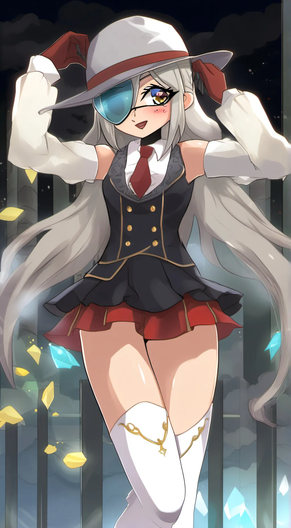 ai character: Crystal  background