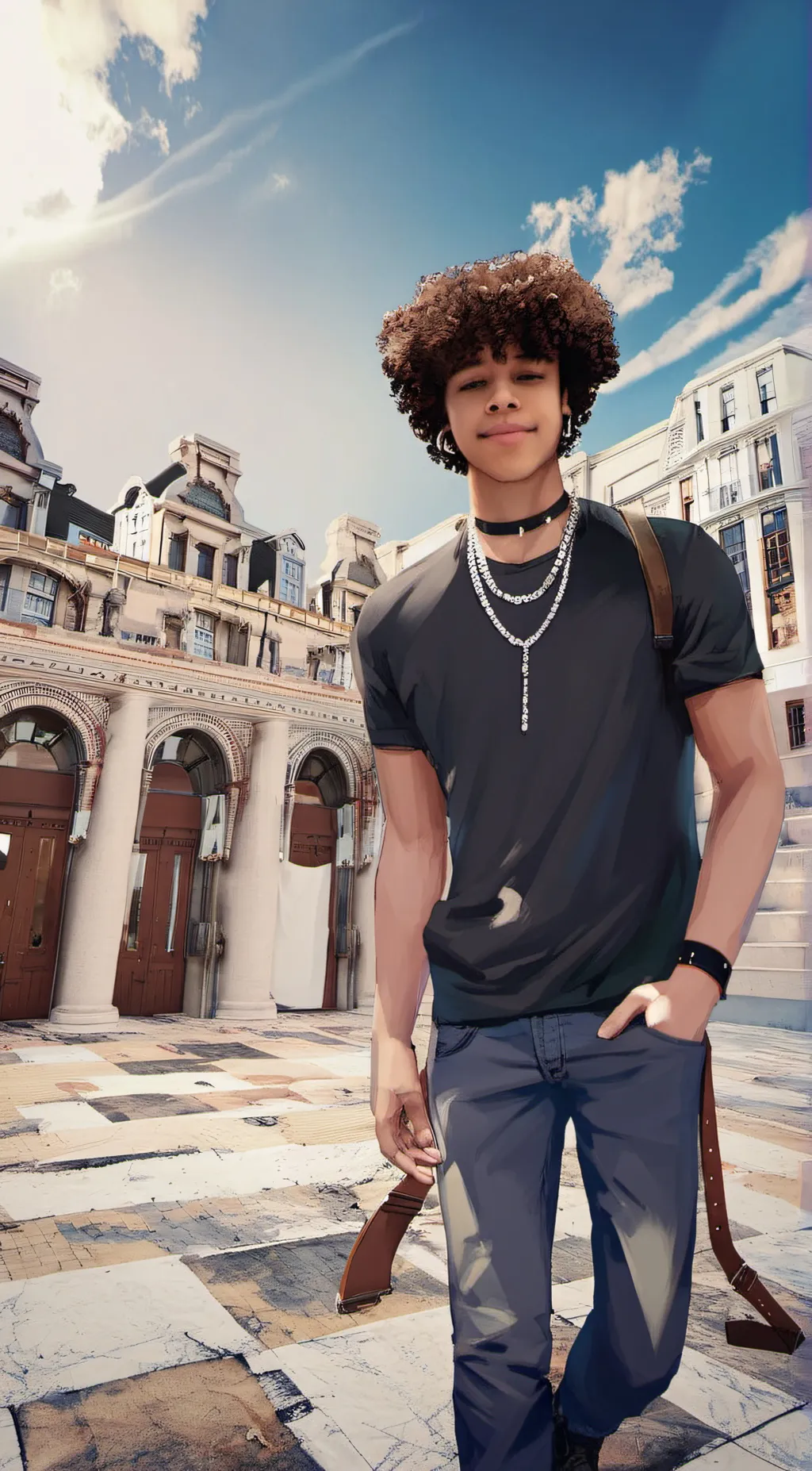 ai character: Kai background