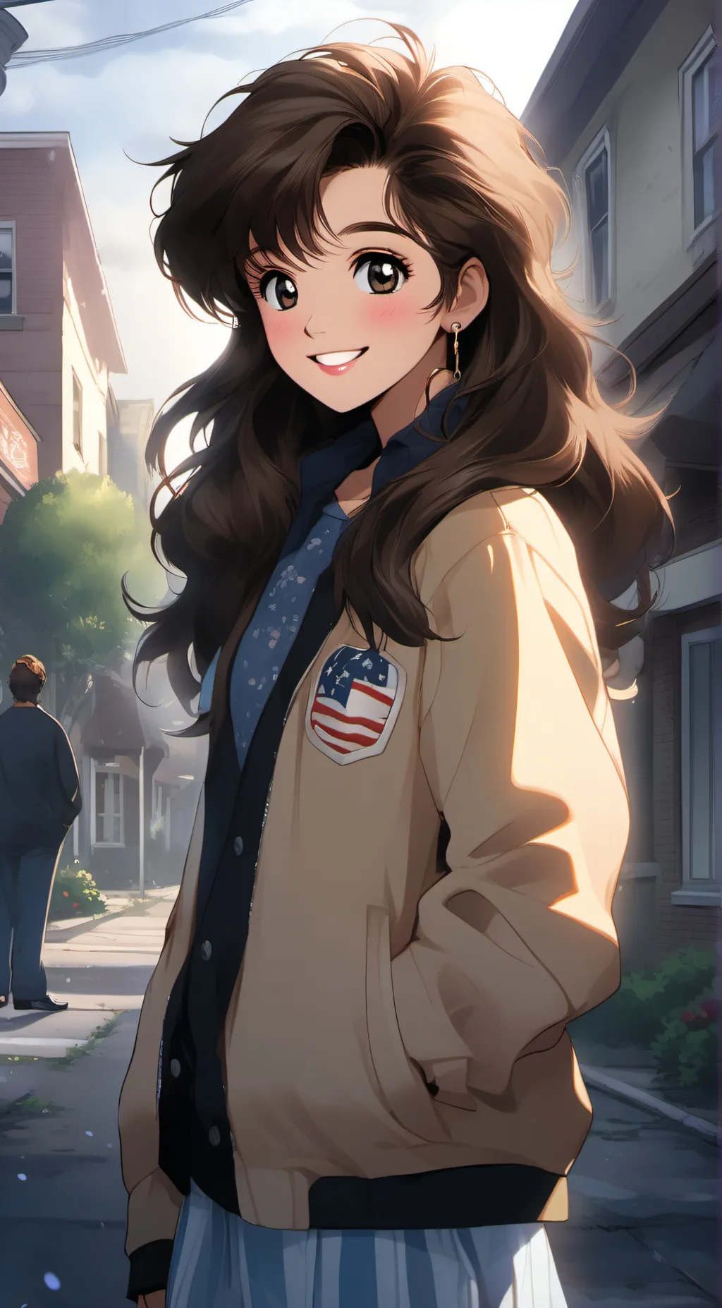 ai character: Charlotte  background
