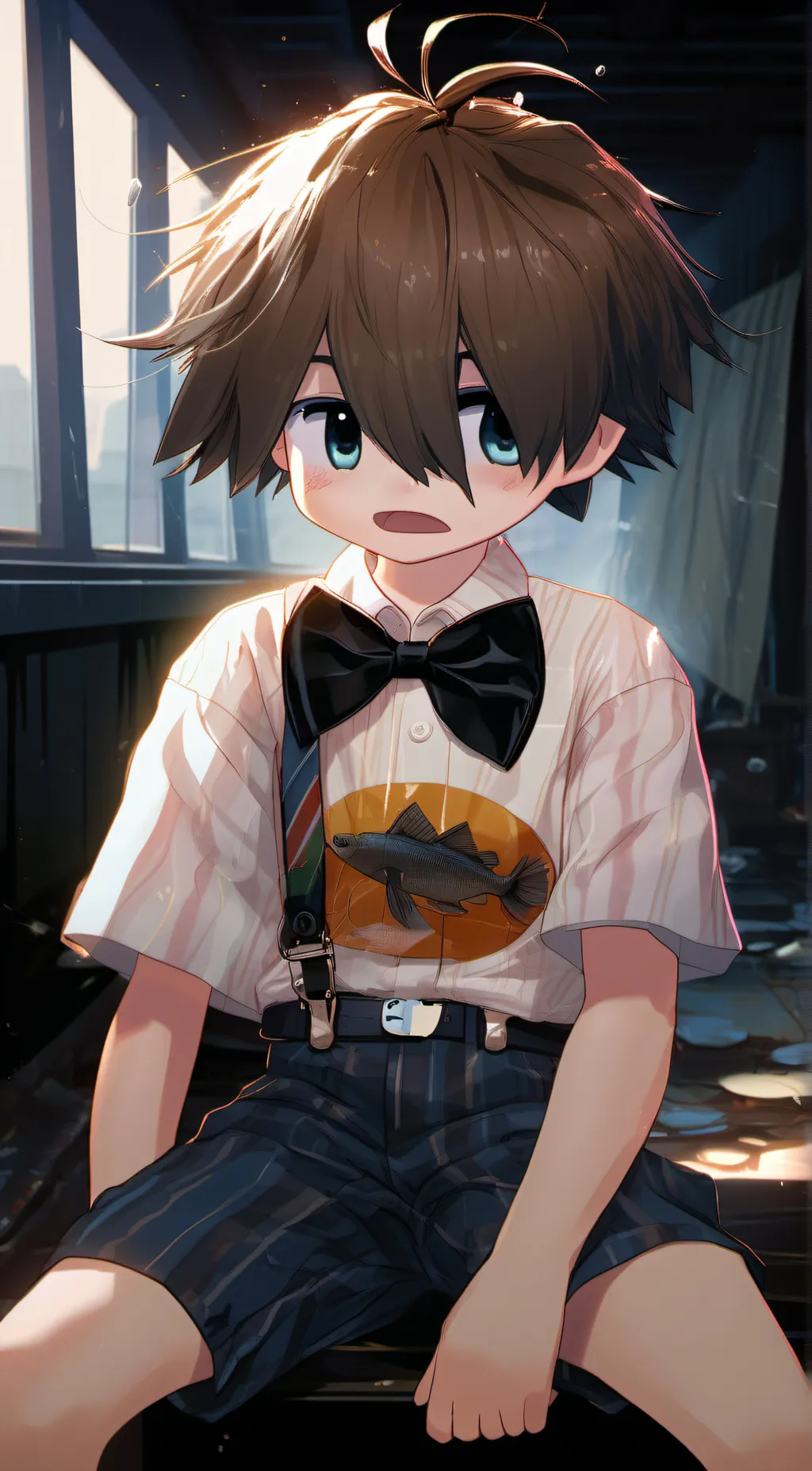 ai character: Chris afton background