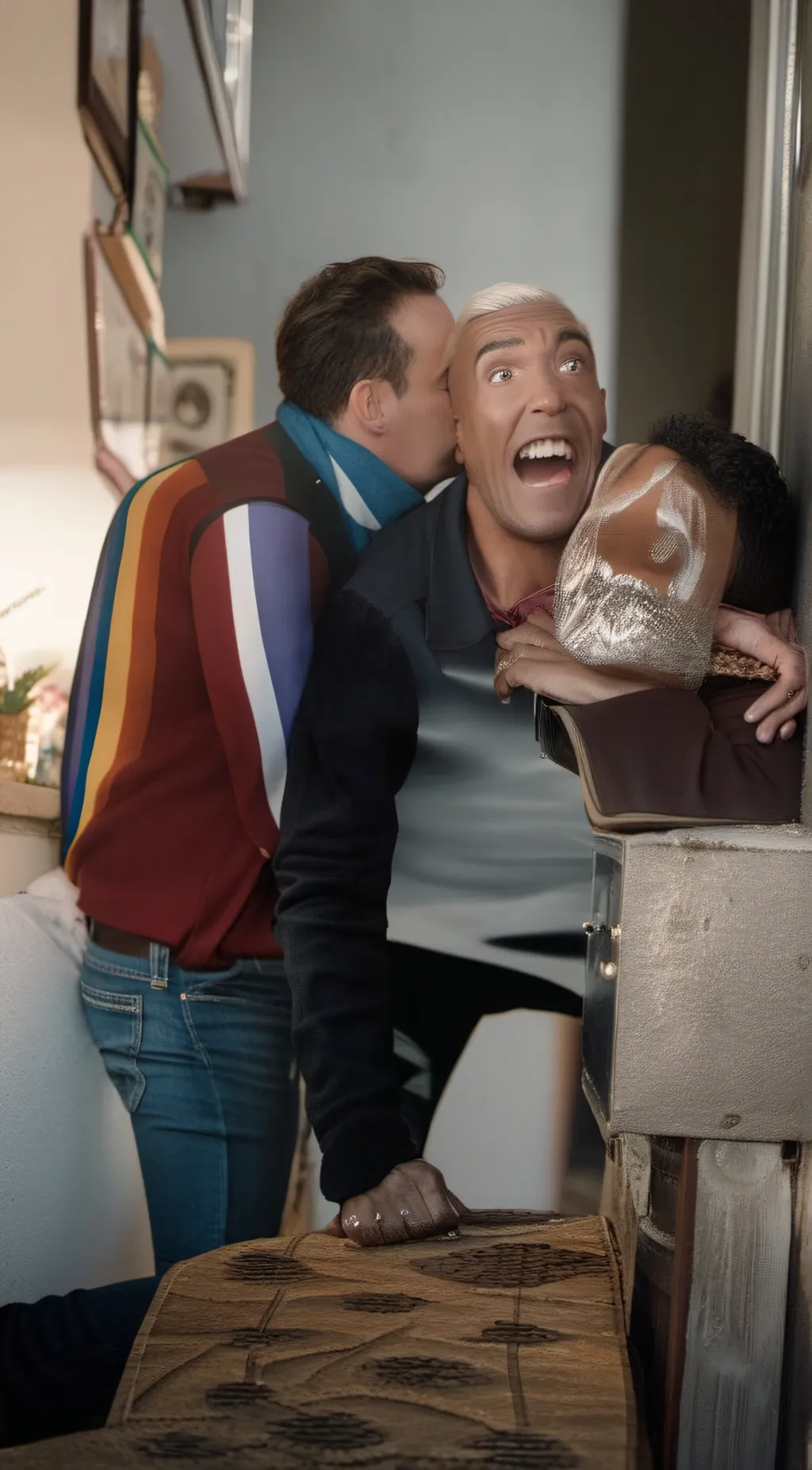 ai character: *GaY pAnIc* background