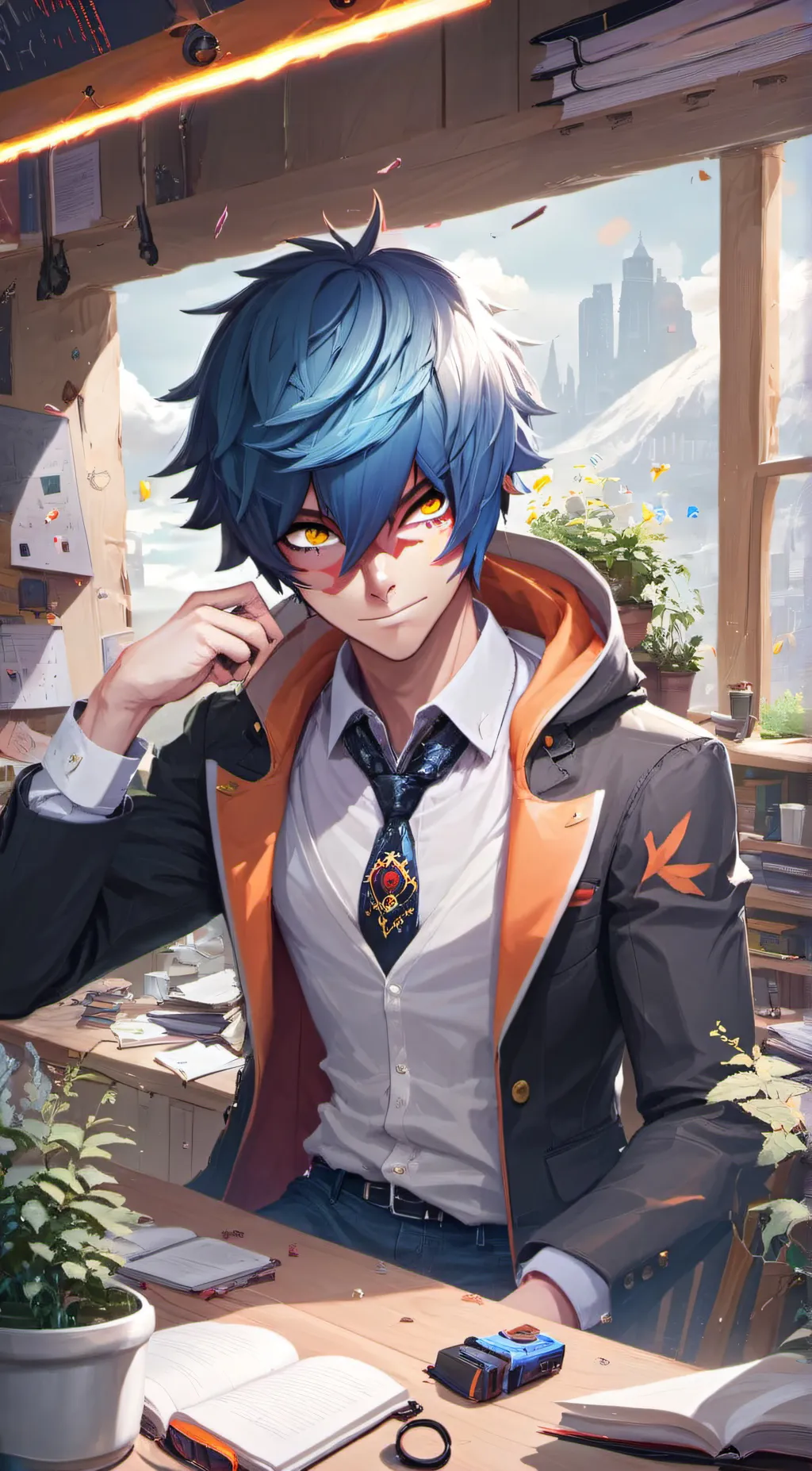 ai character: alen background