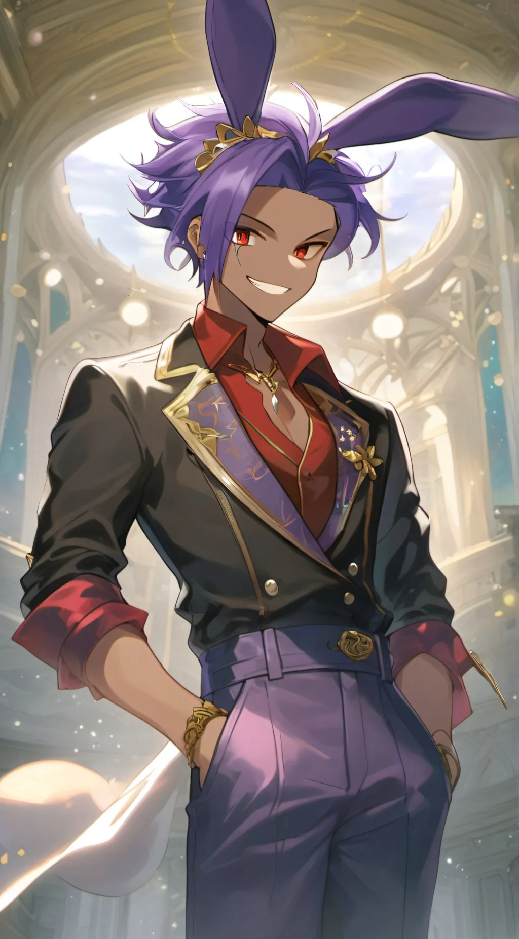 ai character: Jaxx~ background