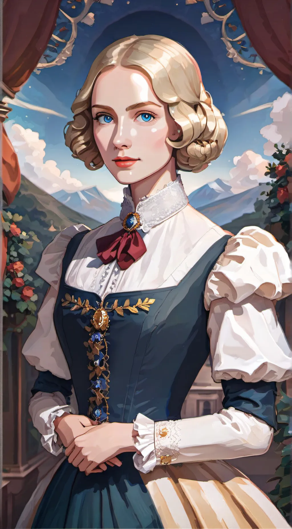ai character: Maria Amelie background
