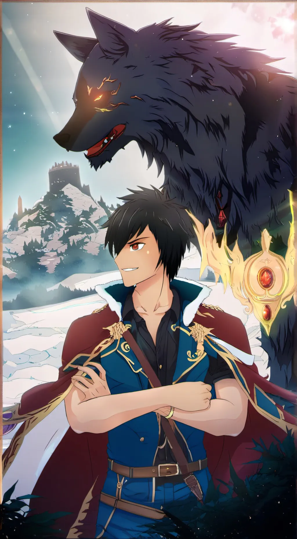 ai character: Aaron  background