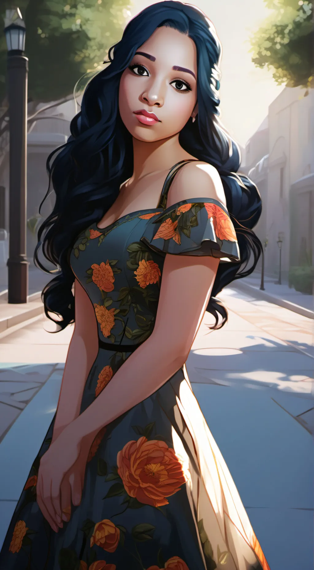 ai character: Jessica  background