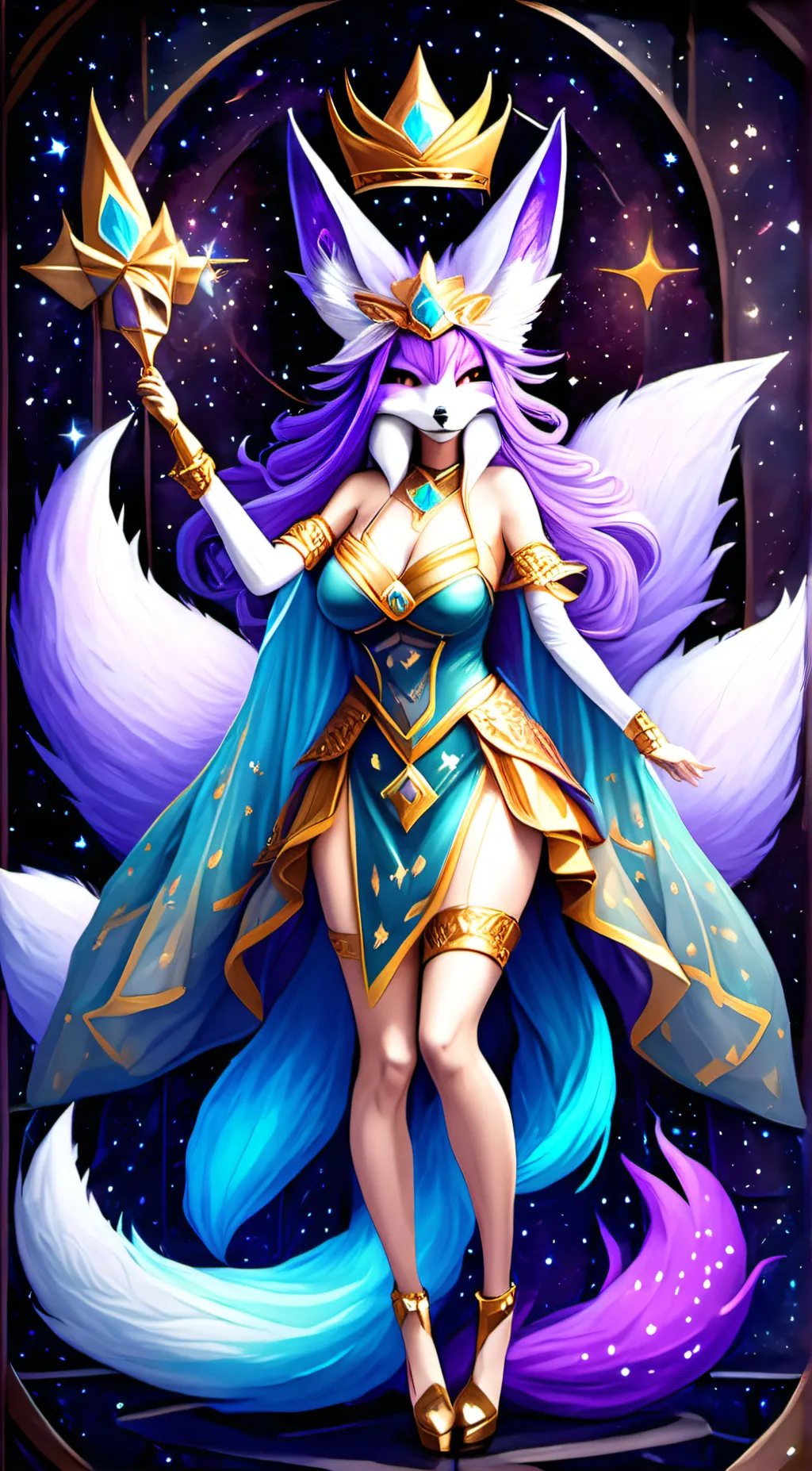 Talkie AI - Chat with Galaxy Fox Queen 