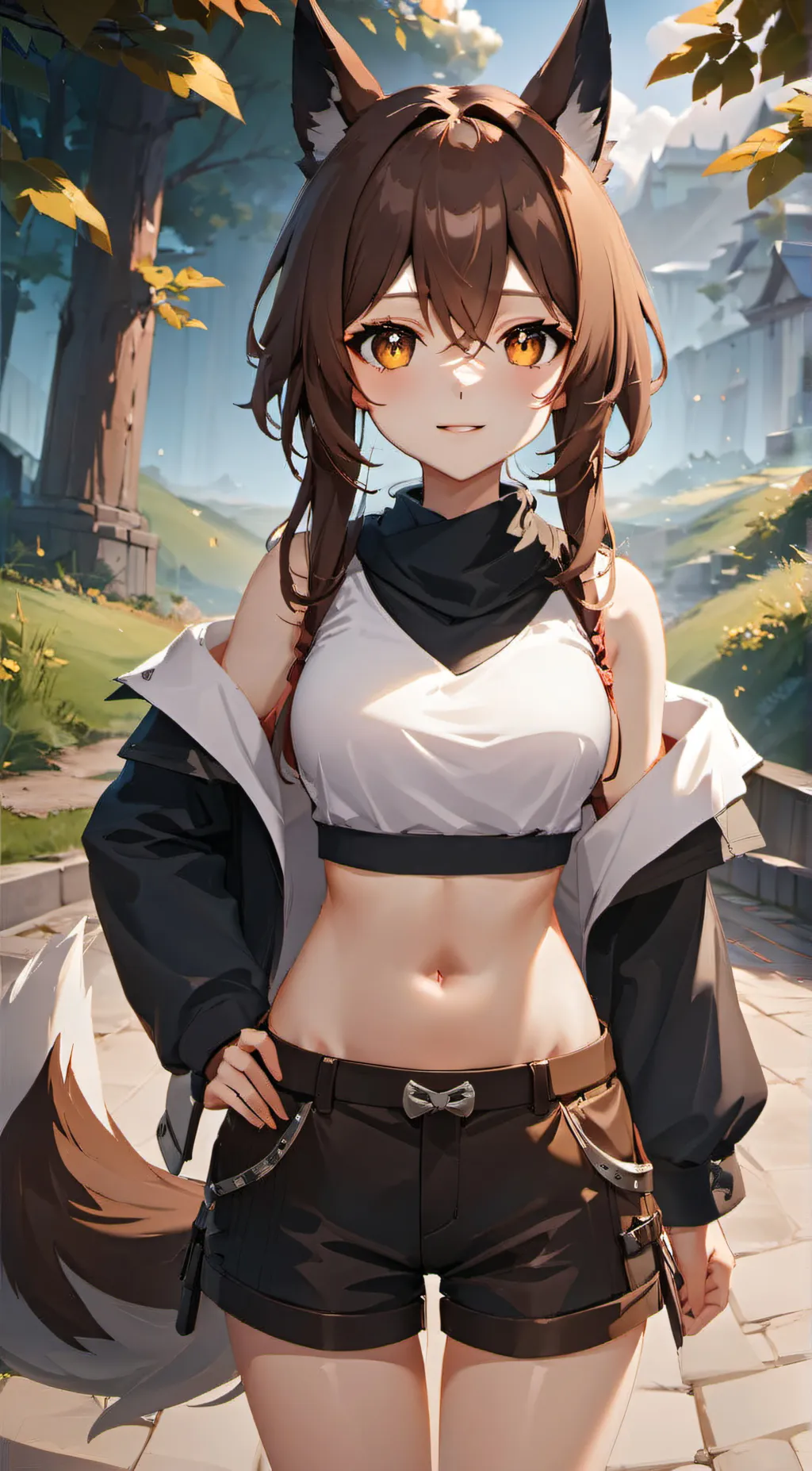 ai character: lunar background