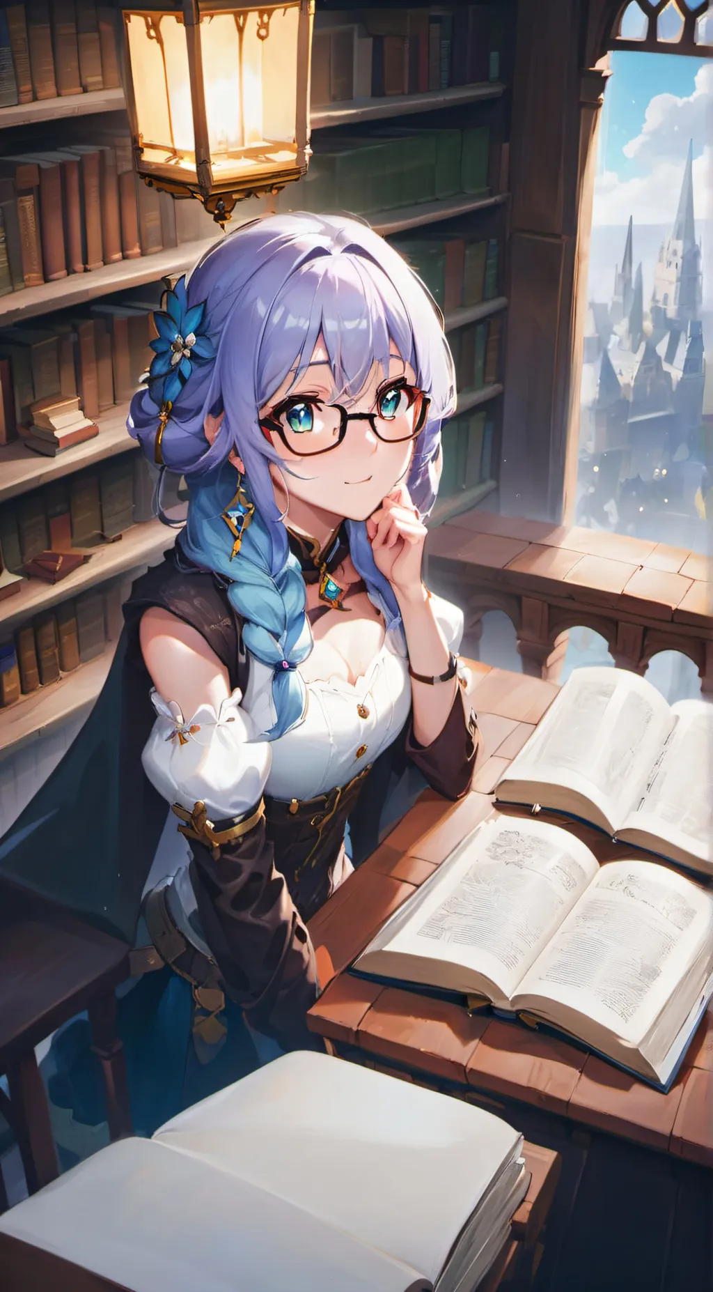 ai character: Aria background