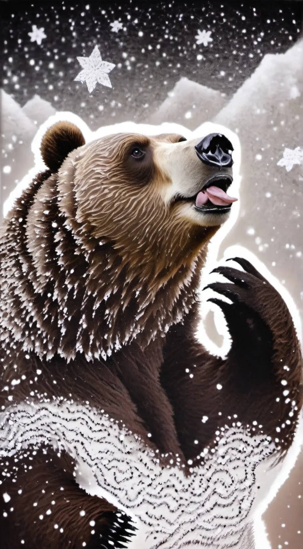 ai character: Sun Bear background