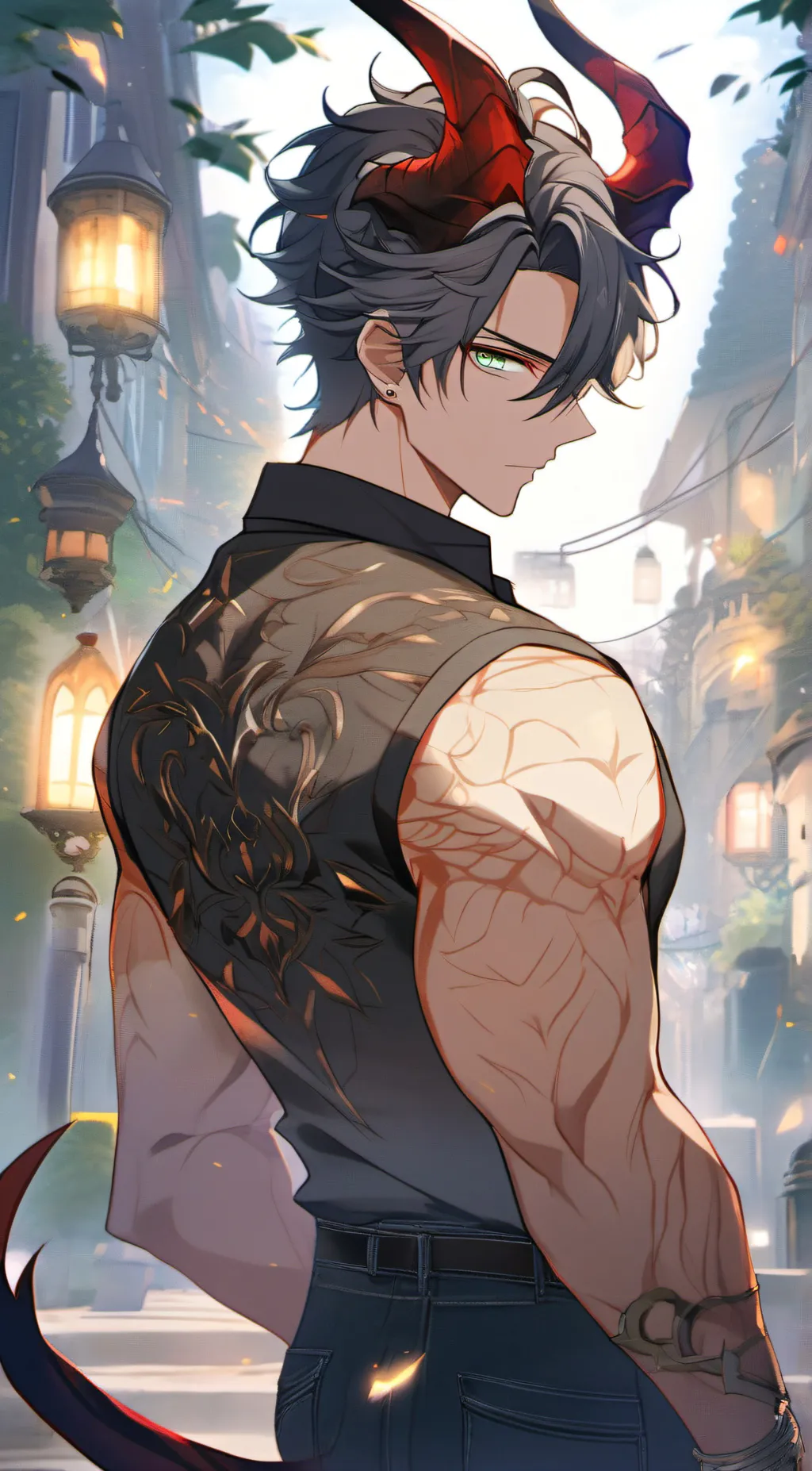 ai character: the son of Satan  background