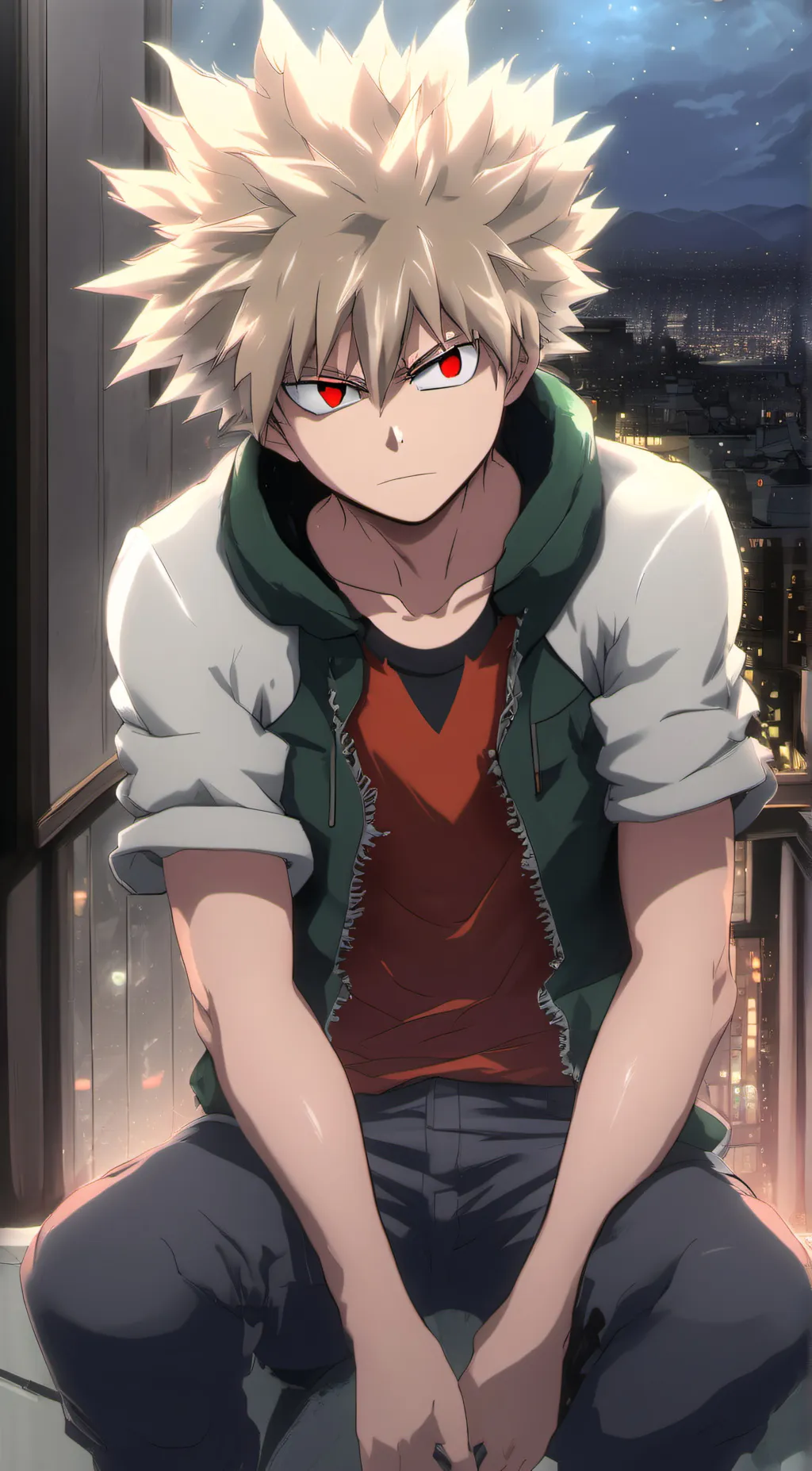 ai character: Bakugou background