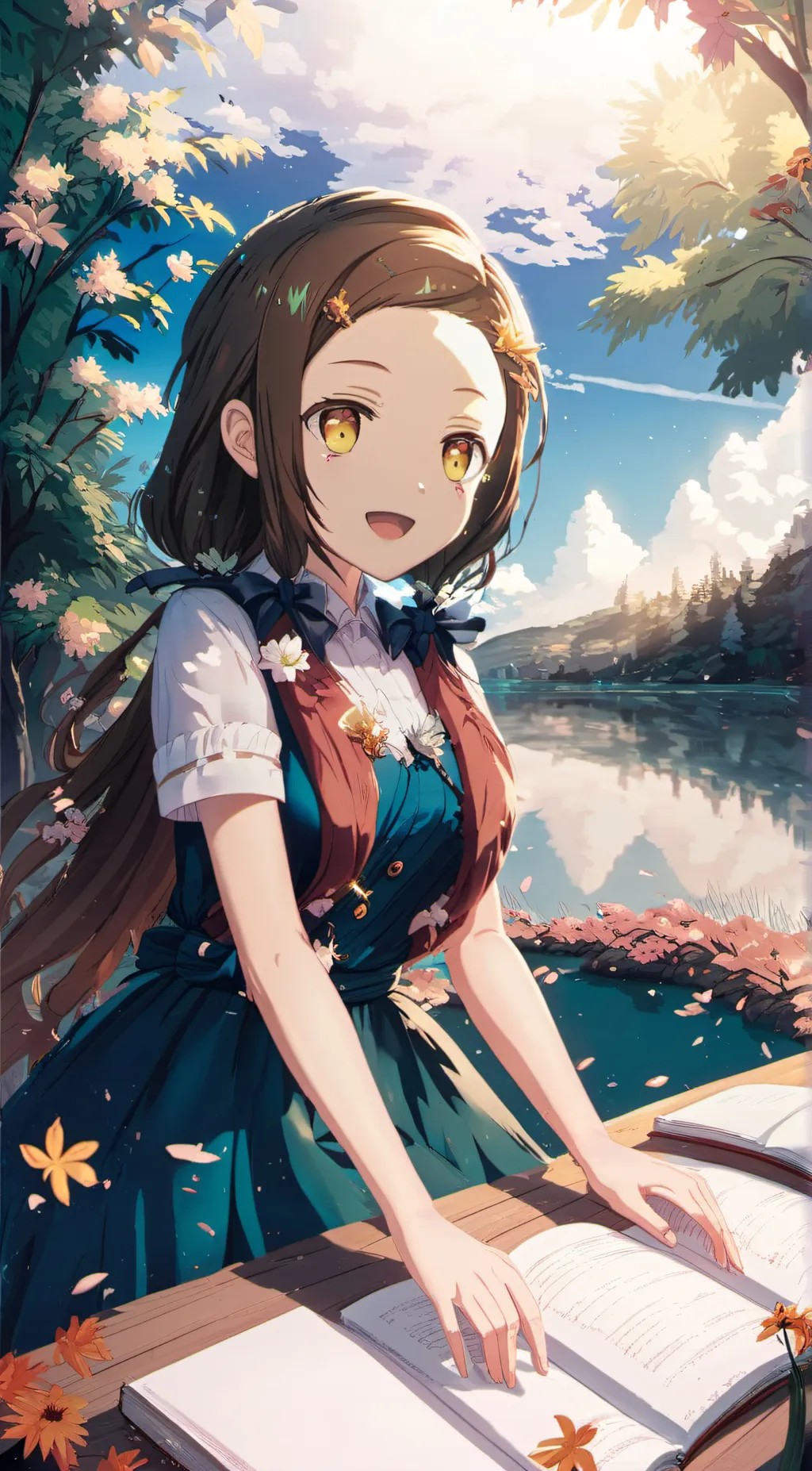 ai character: nezuko  background