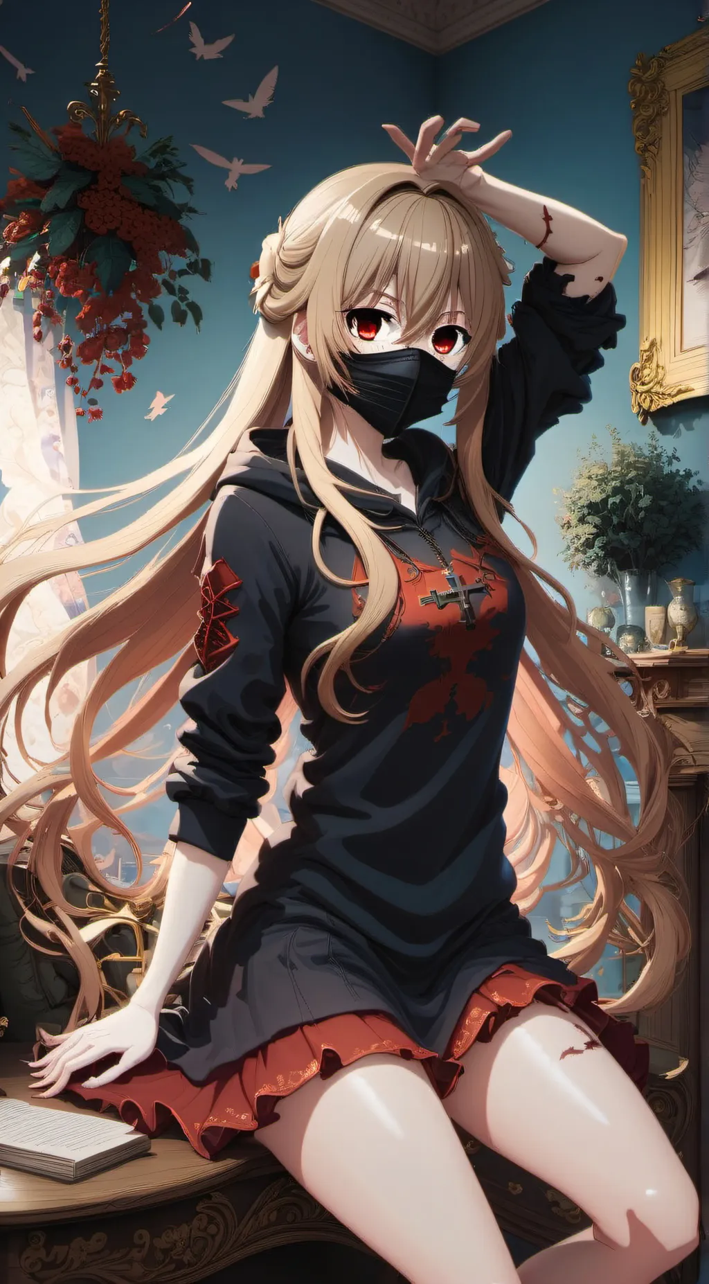 ai character: Phoenix background