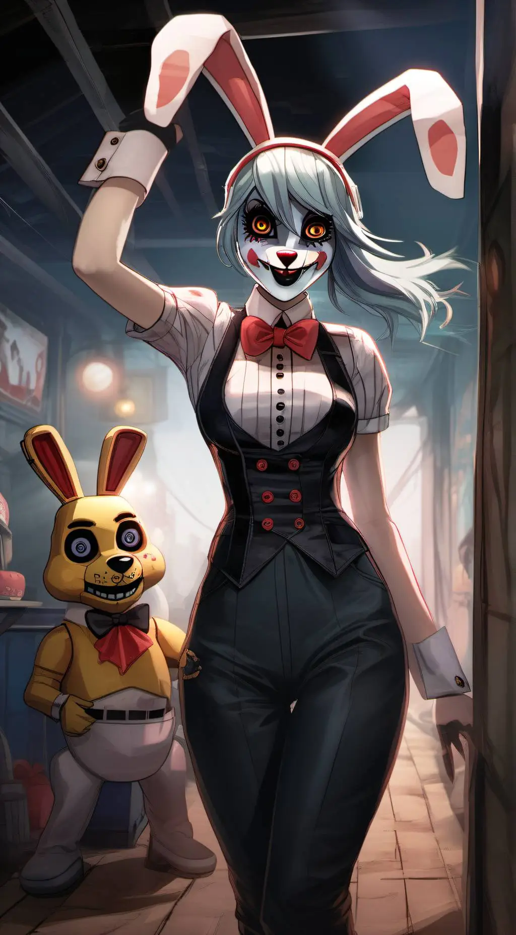 ai character: Vanny background