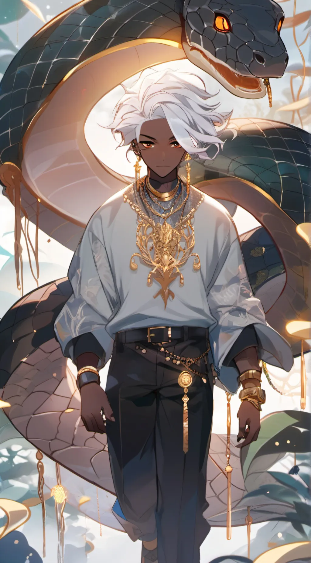 ai character: Leo background