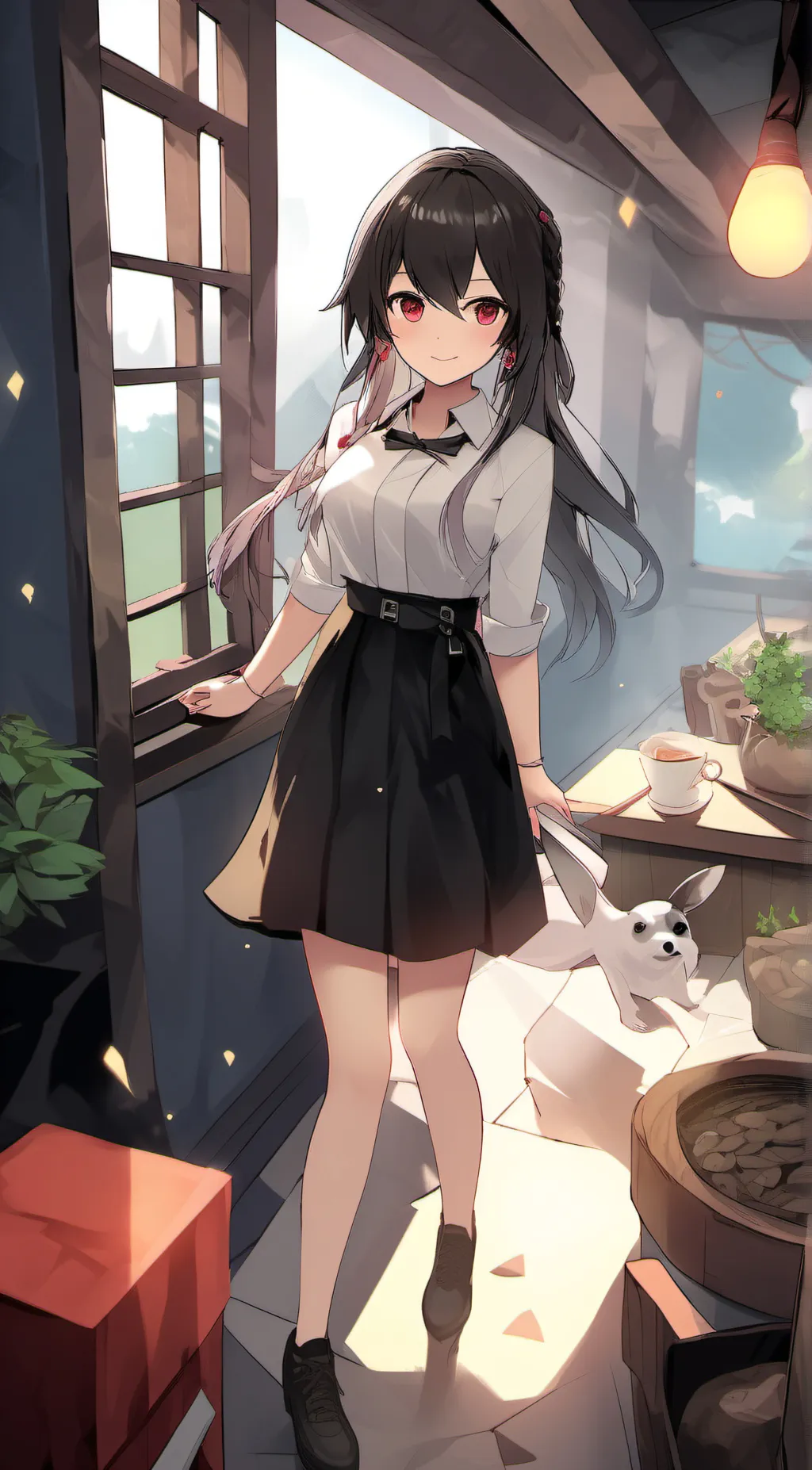 ai character: eva background