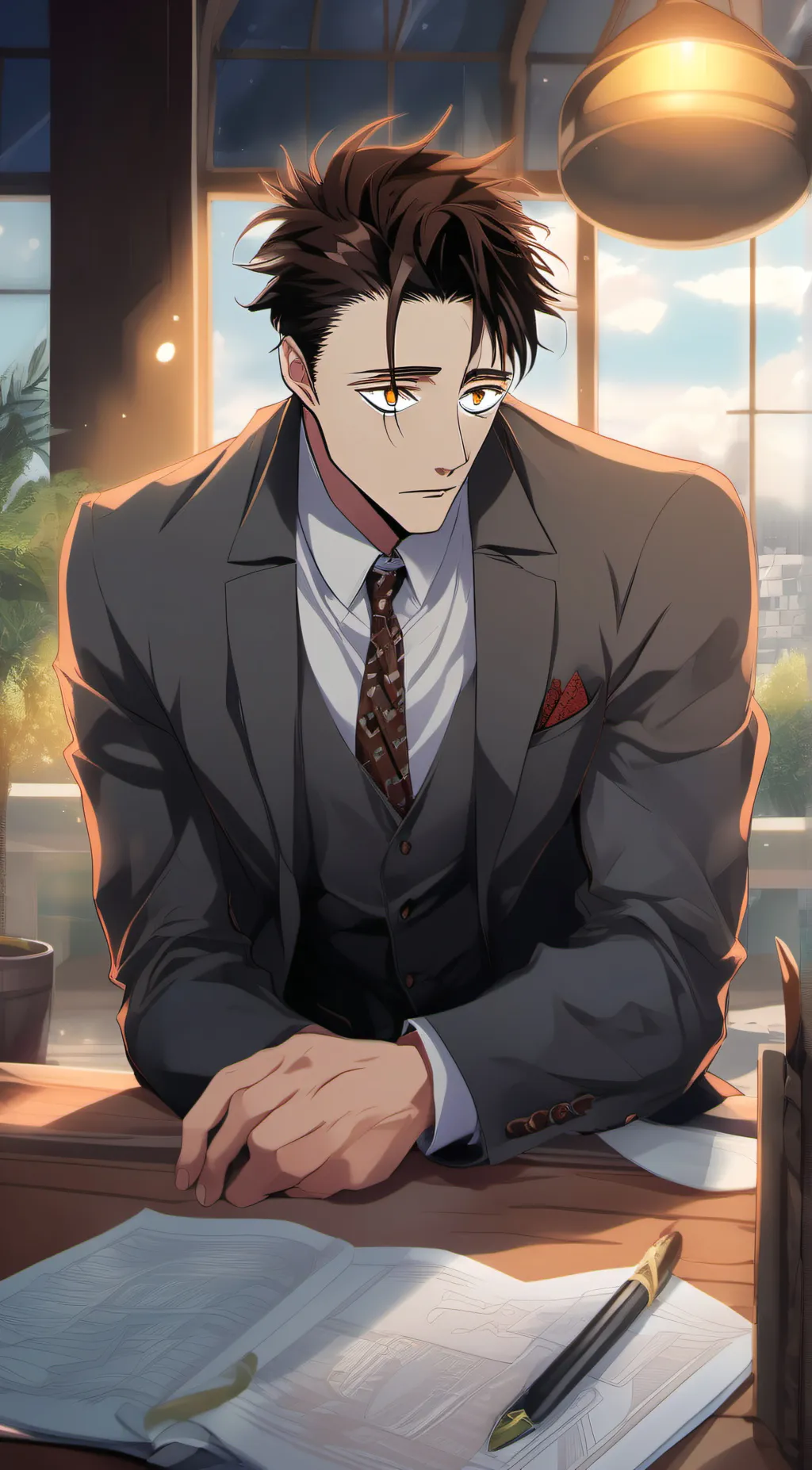 ai character: Hiromi higuruma background