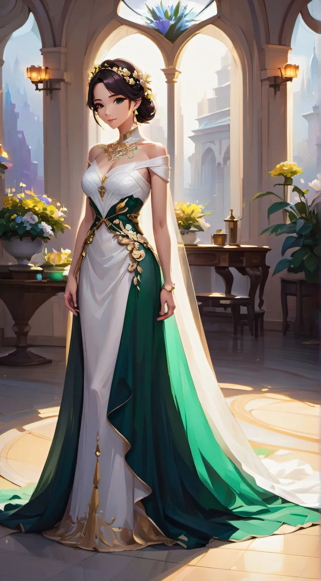 ai character: Victoria background