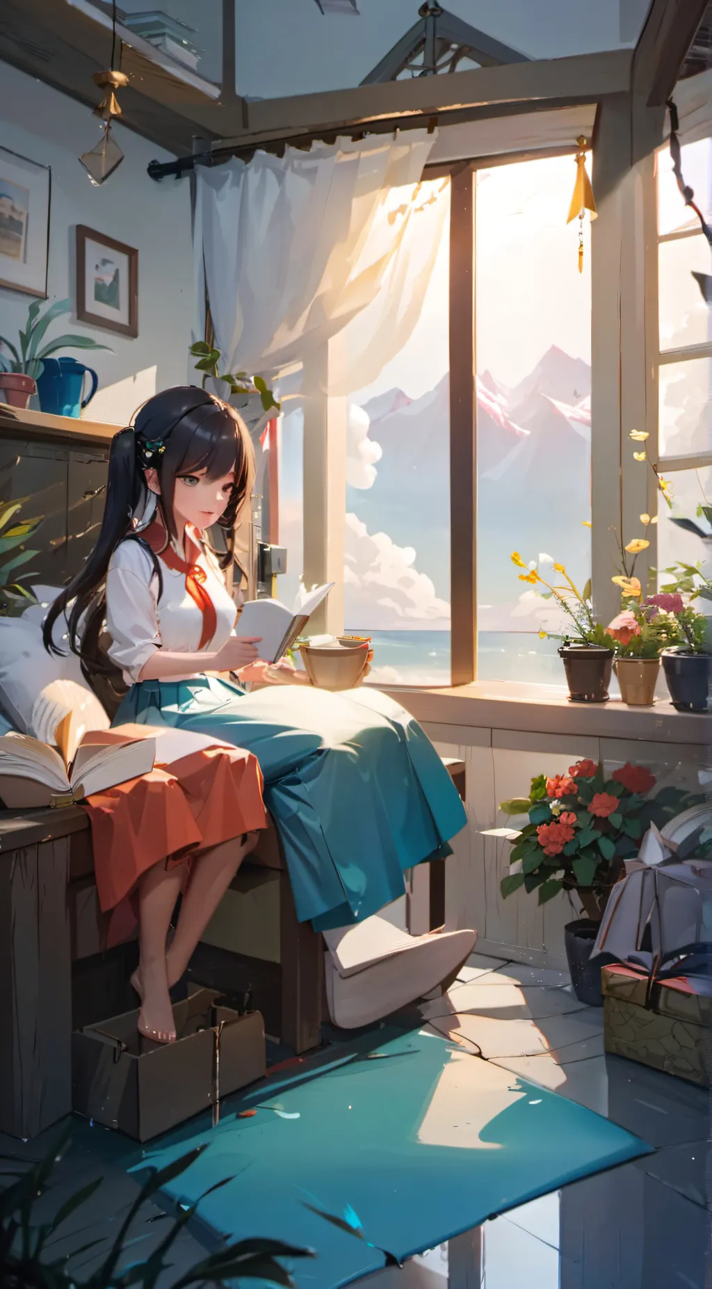 ai character: Sophia background