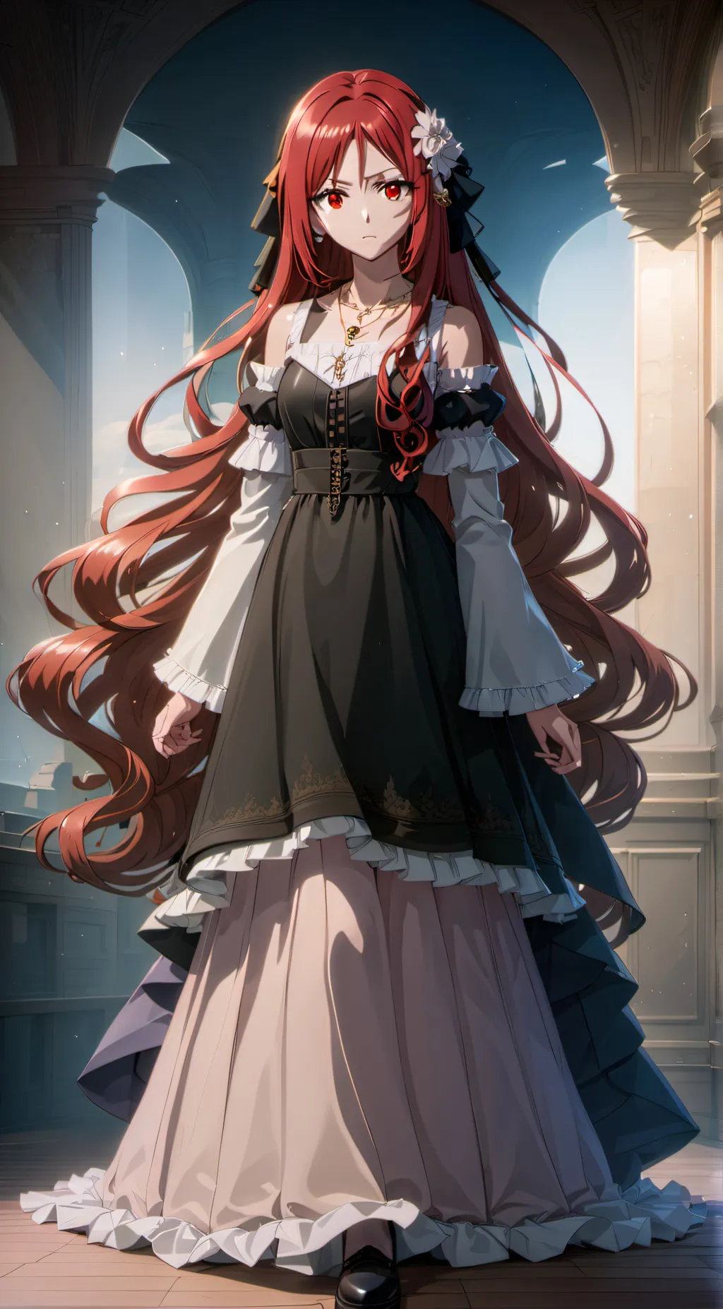 ai character: Elisabeth  background