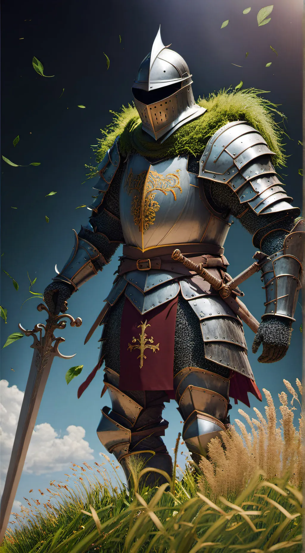 ai character: Grass Knight background