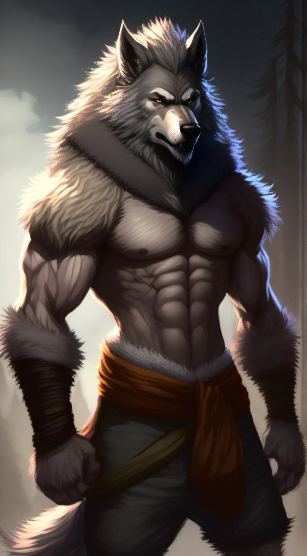 ai character: Luces background