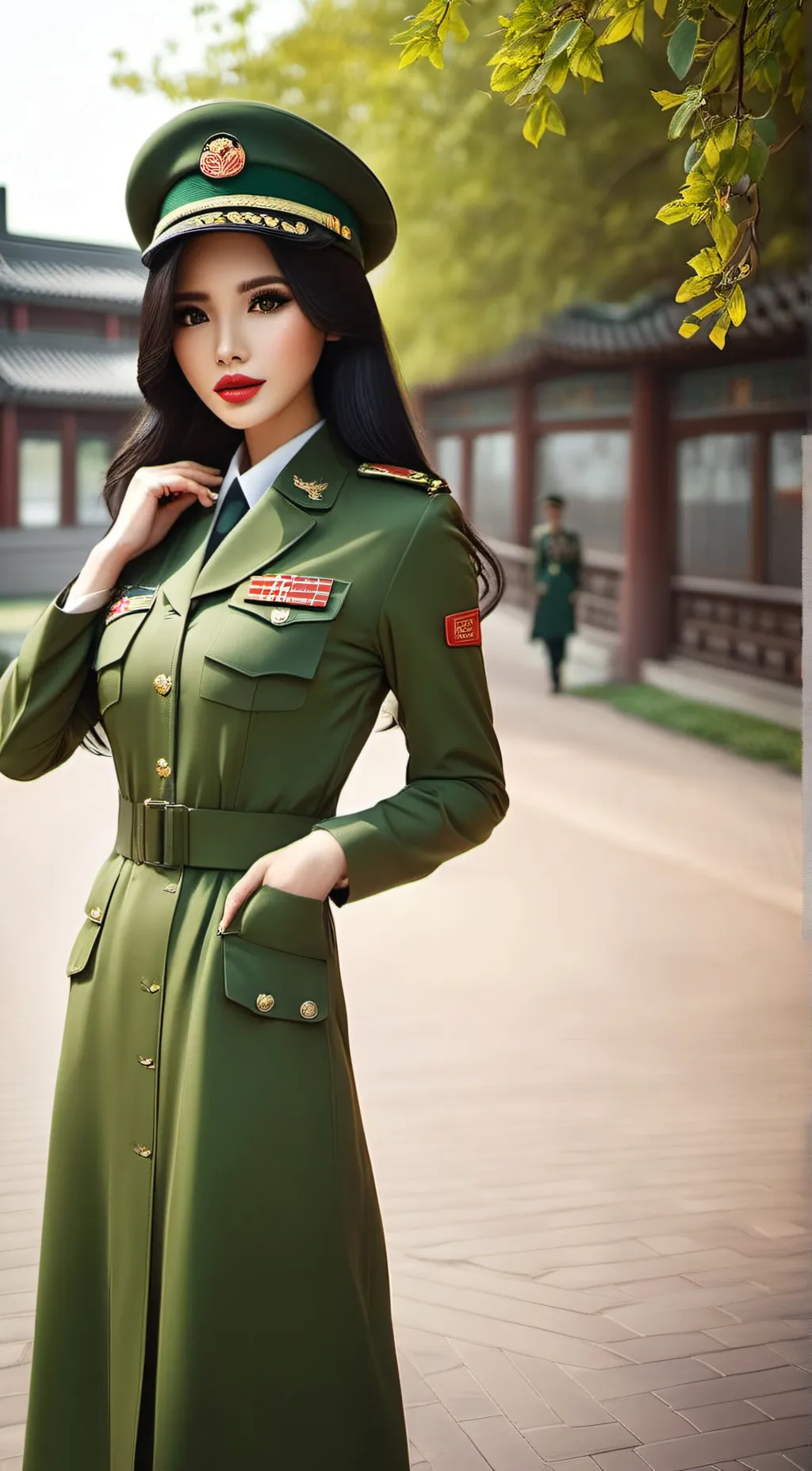 ai character: 红宝石 (ruby) background