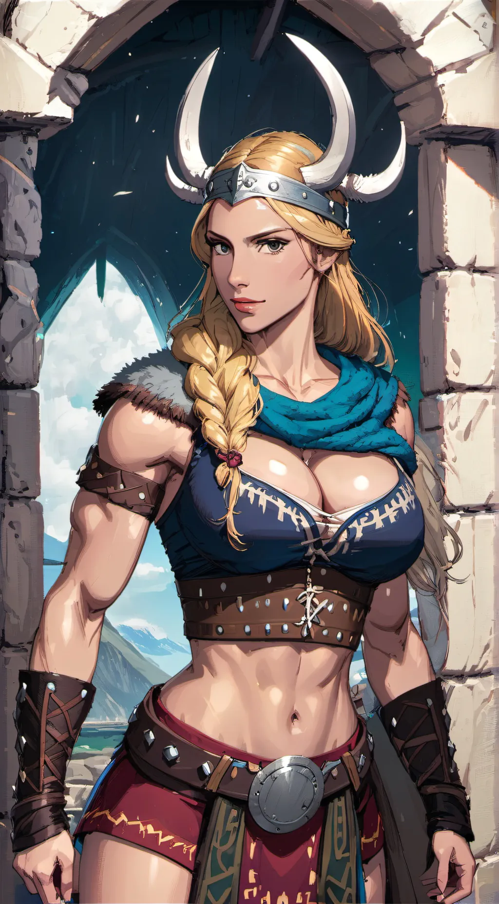 ai character: Bruhilde background