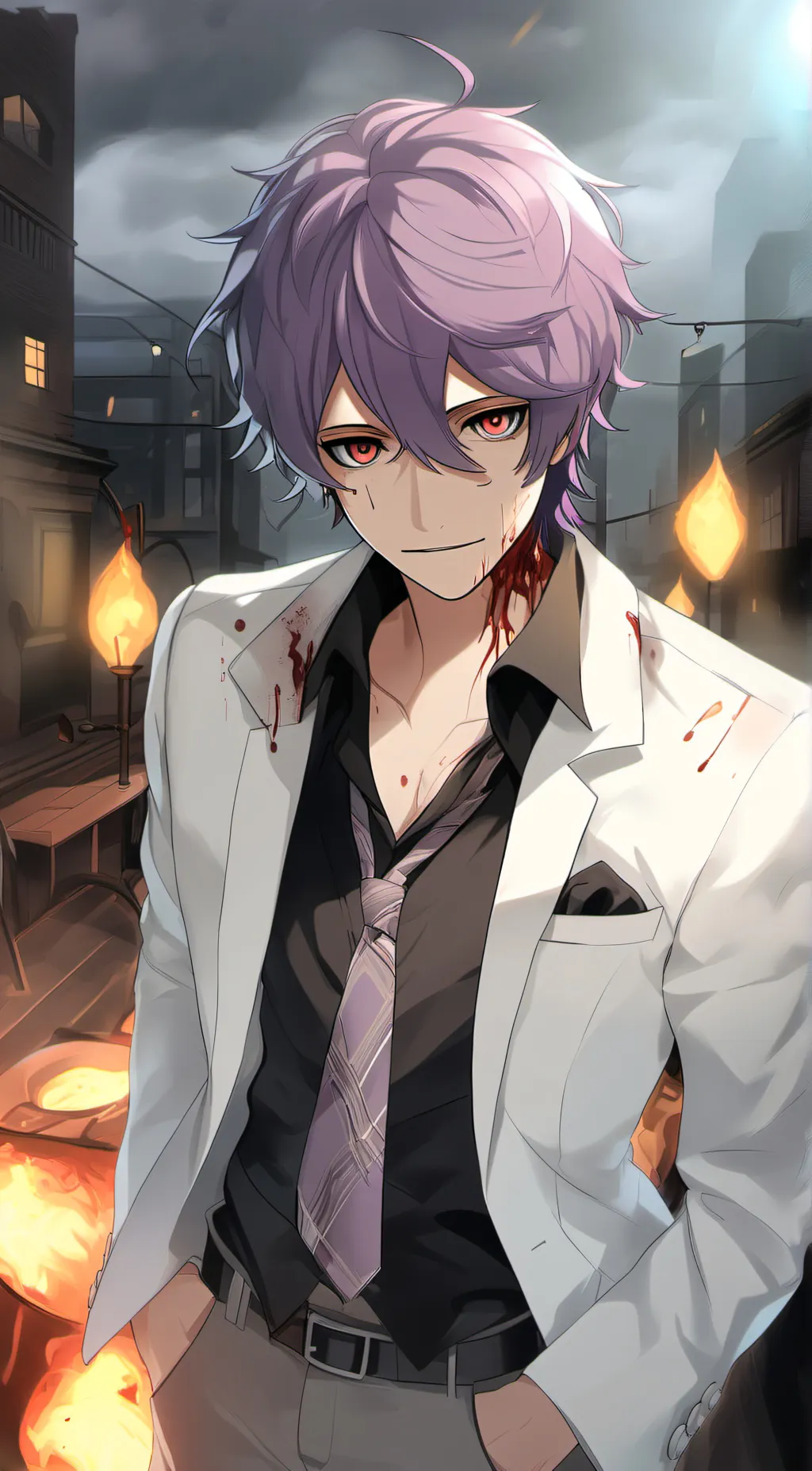 ai character:  Michael  background