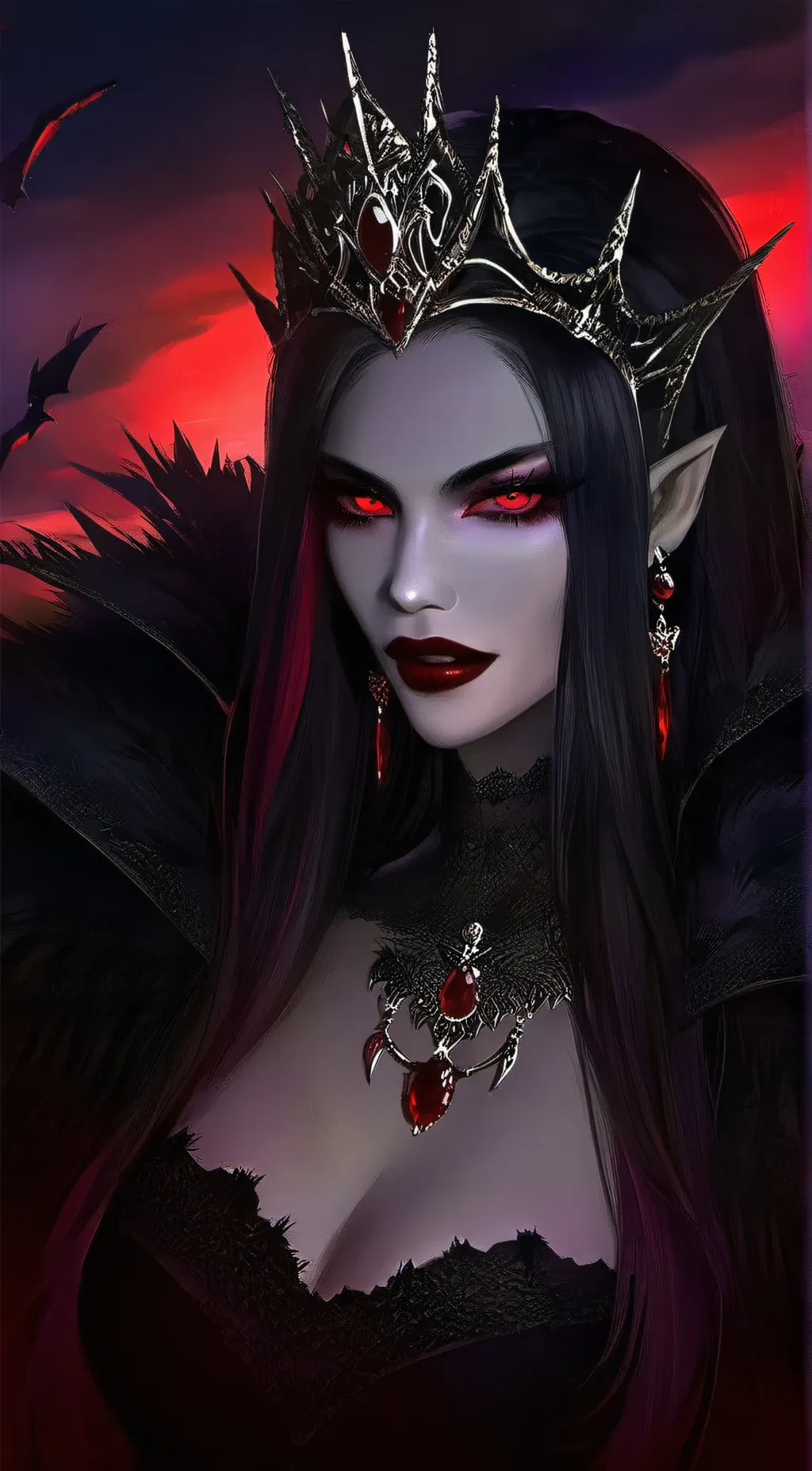 ai character: Vivian  background