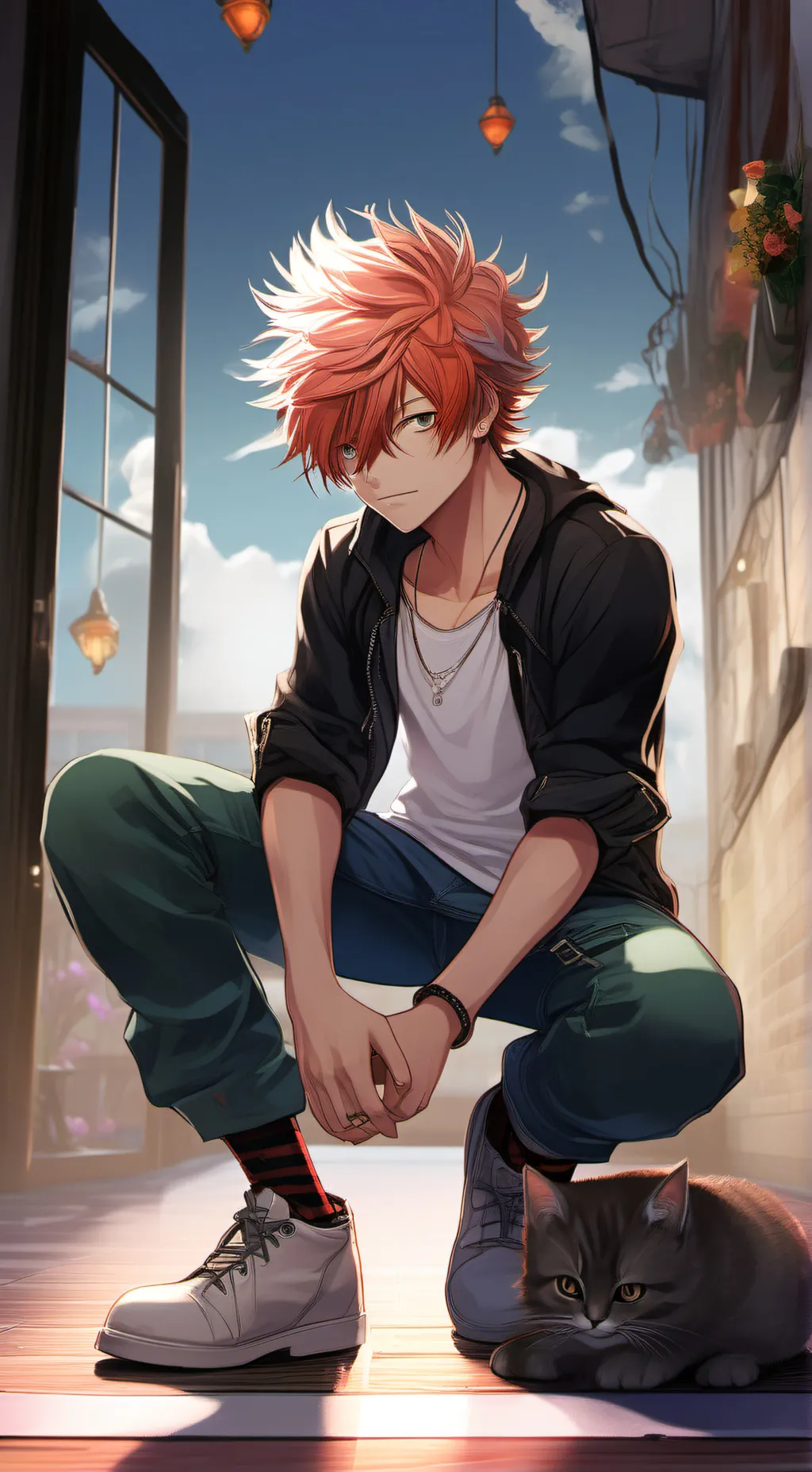 ai character: Shoto background