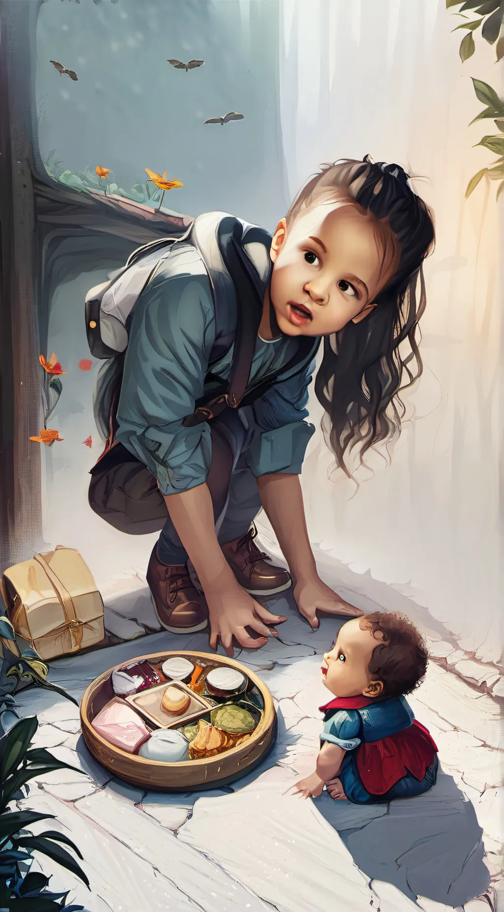 ai character: your baby sis background