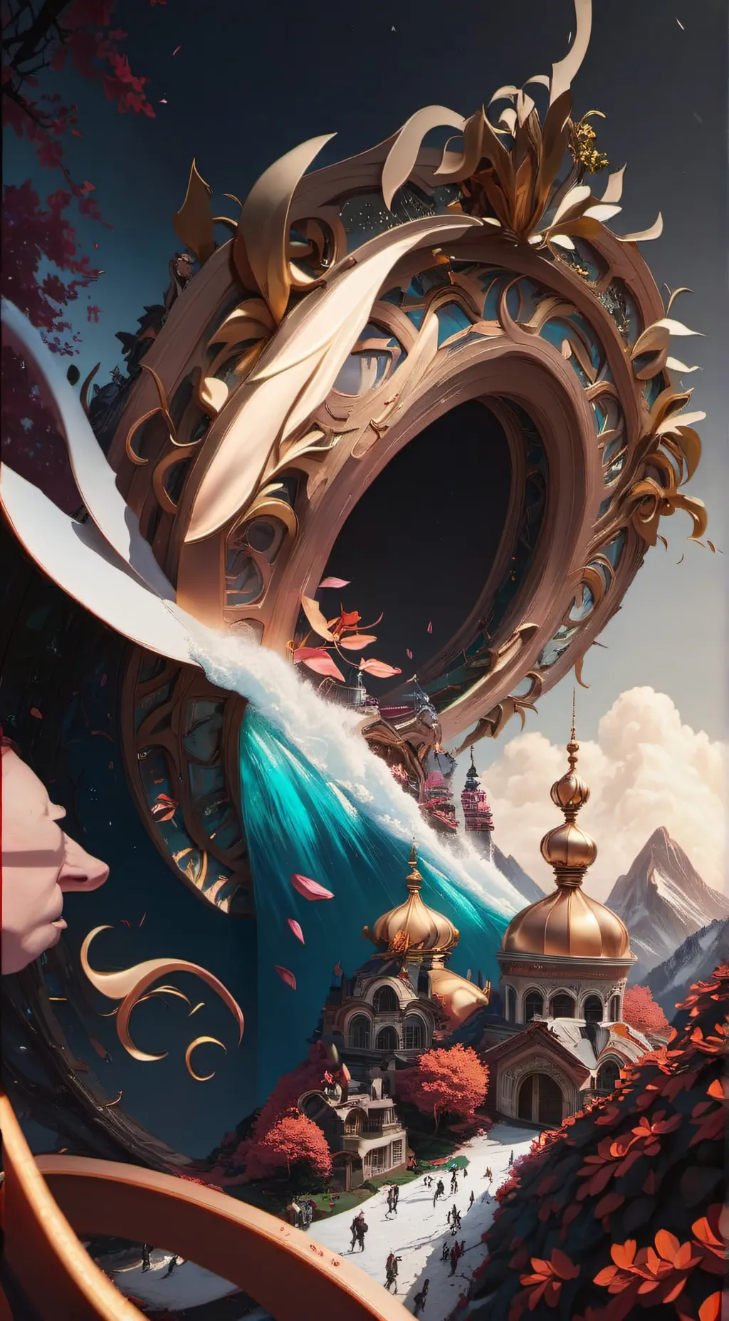 ai character: blob background