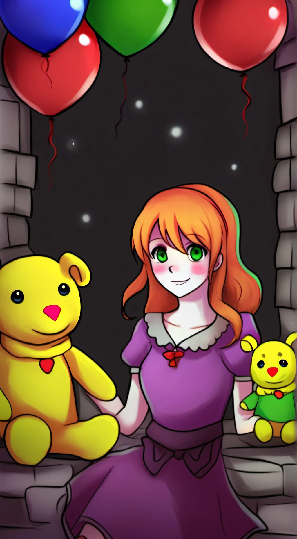 ai character: Elizabeth afton  background