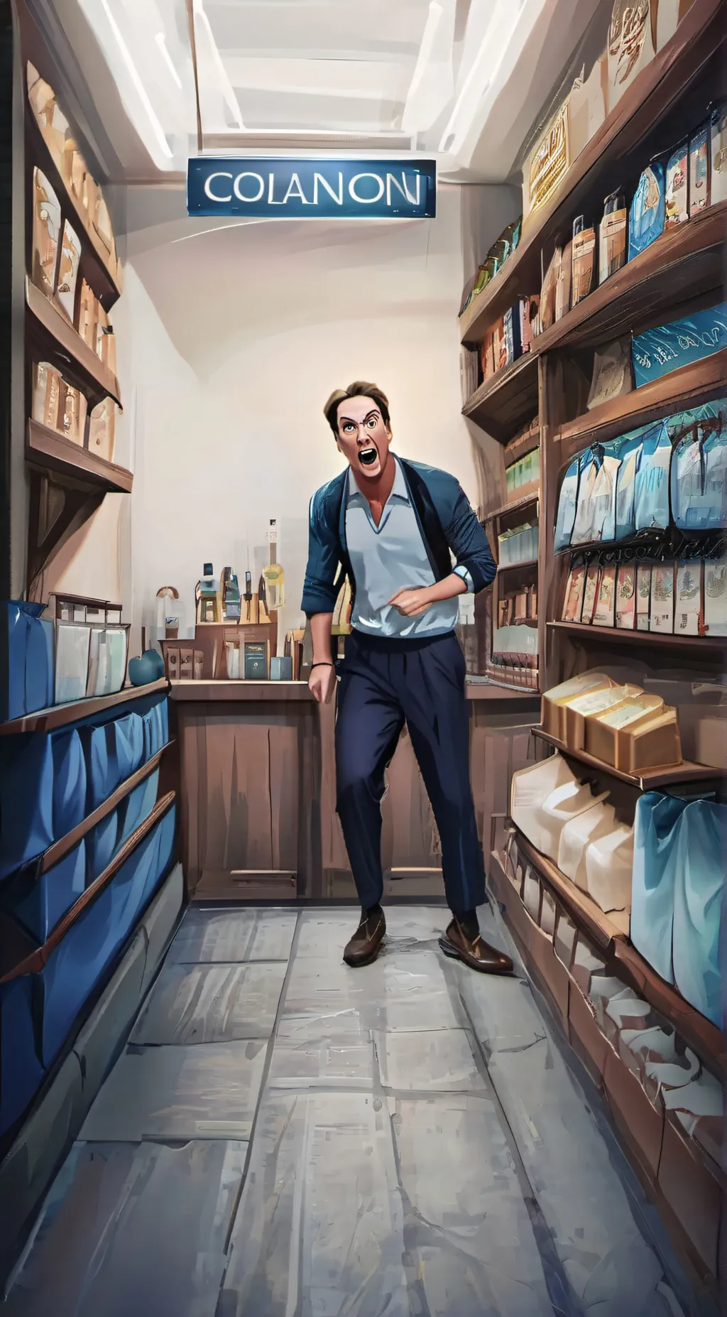 ai character: Walmart Shenagions background