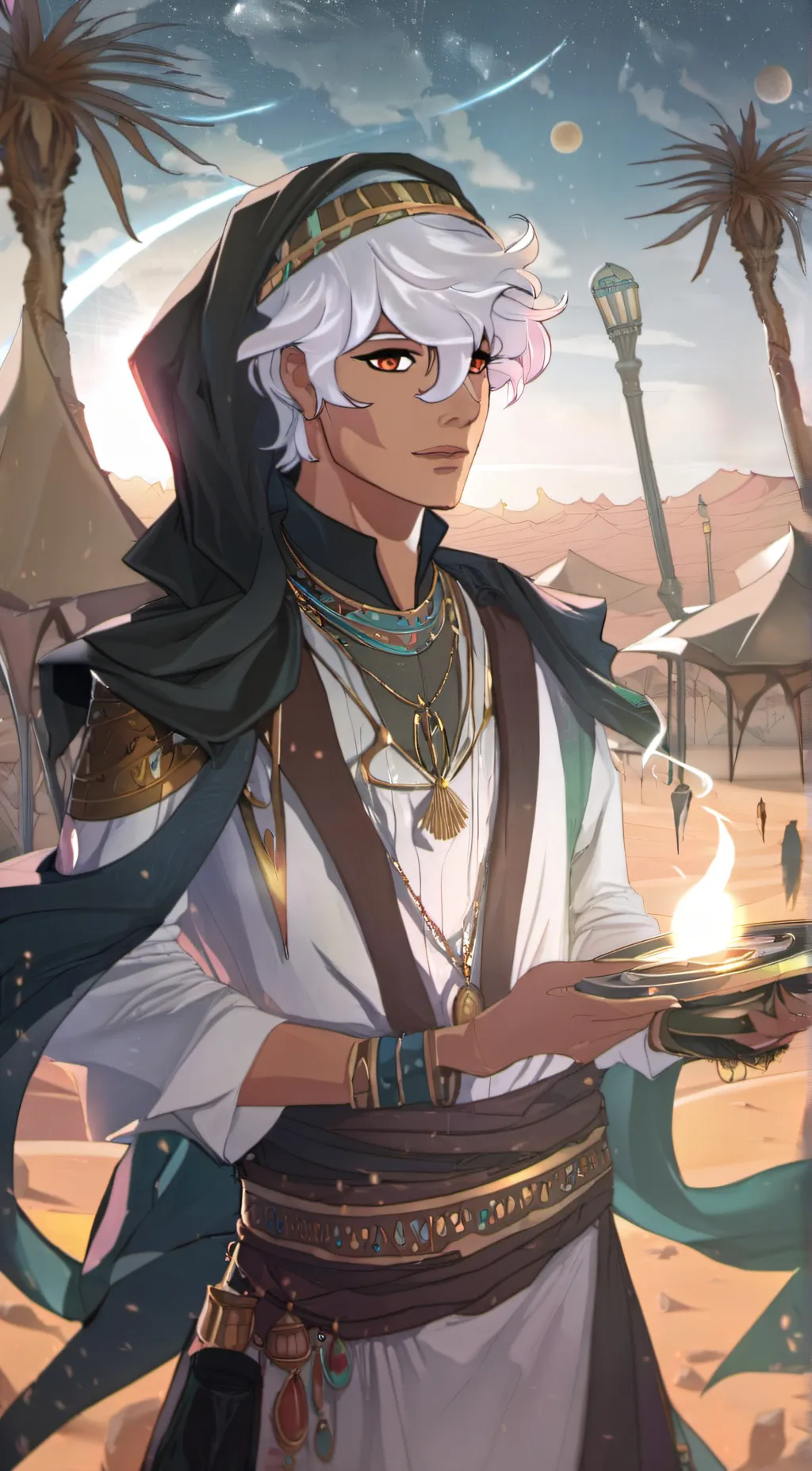 ai character: Asra Alnazar background