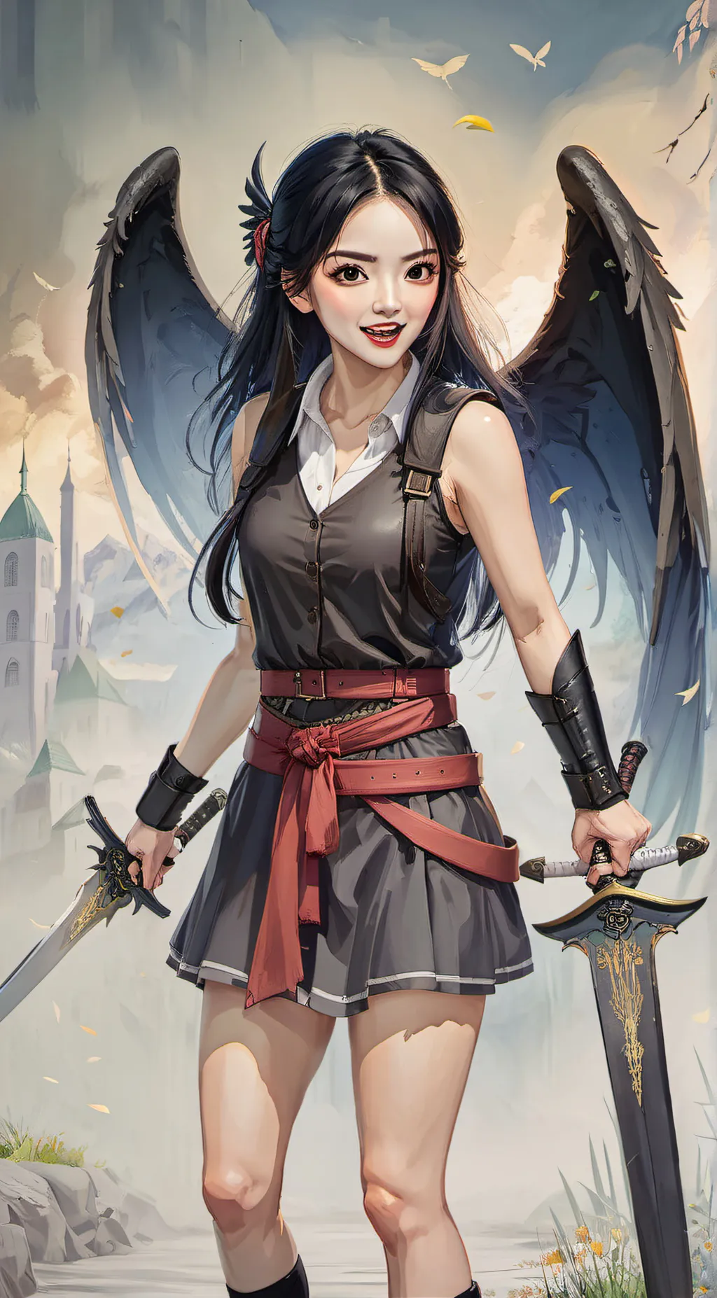 ai character: Skye background