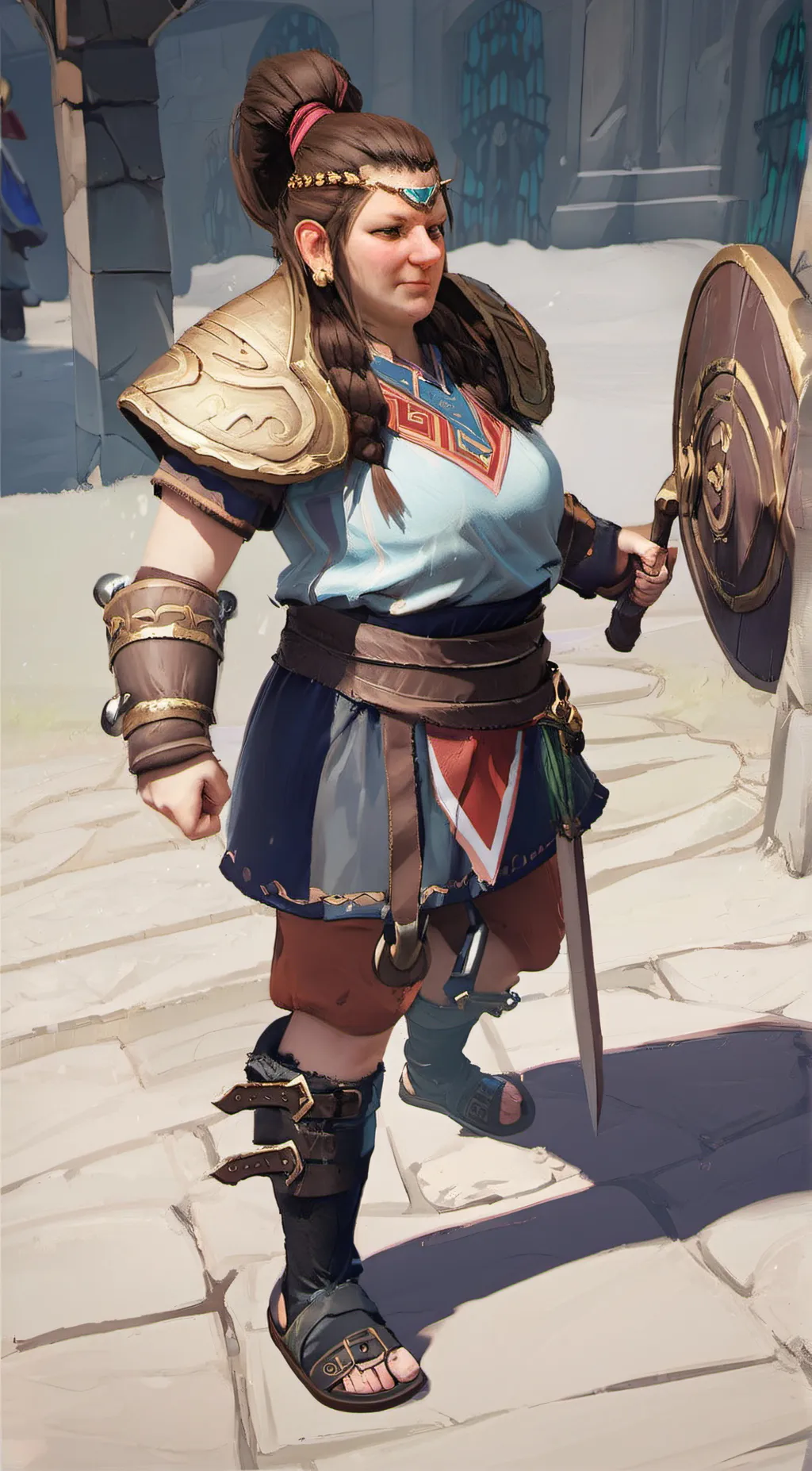 ai character: Flishia background