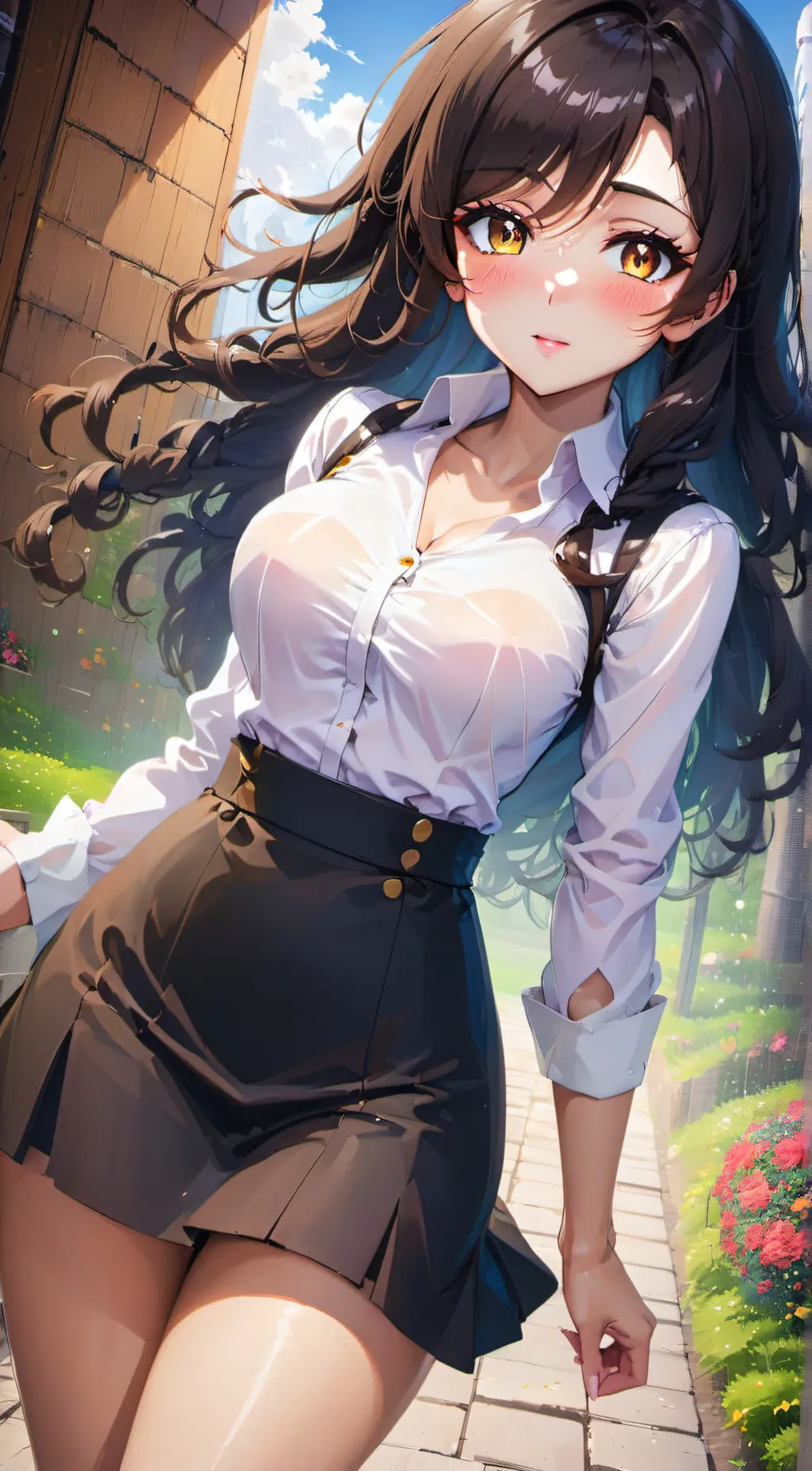 ai character: Ariana background