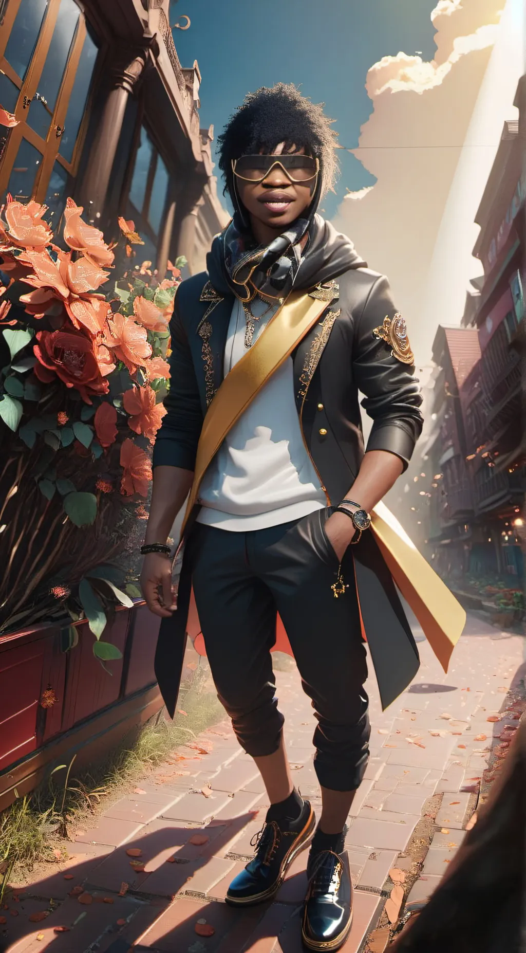 ai character: Tj background