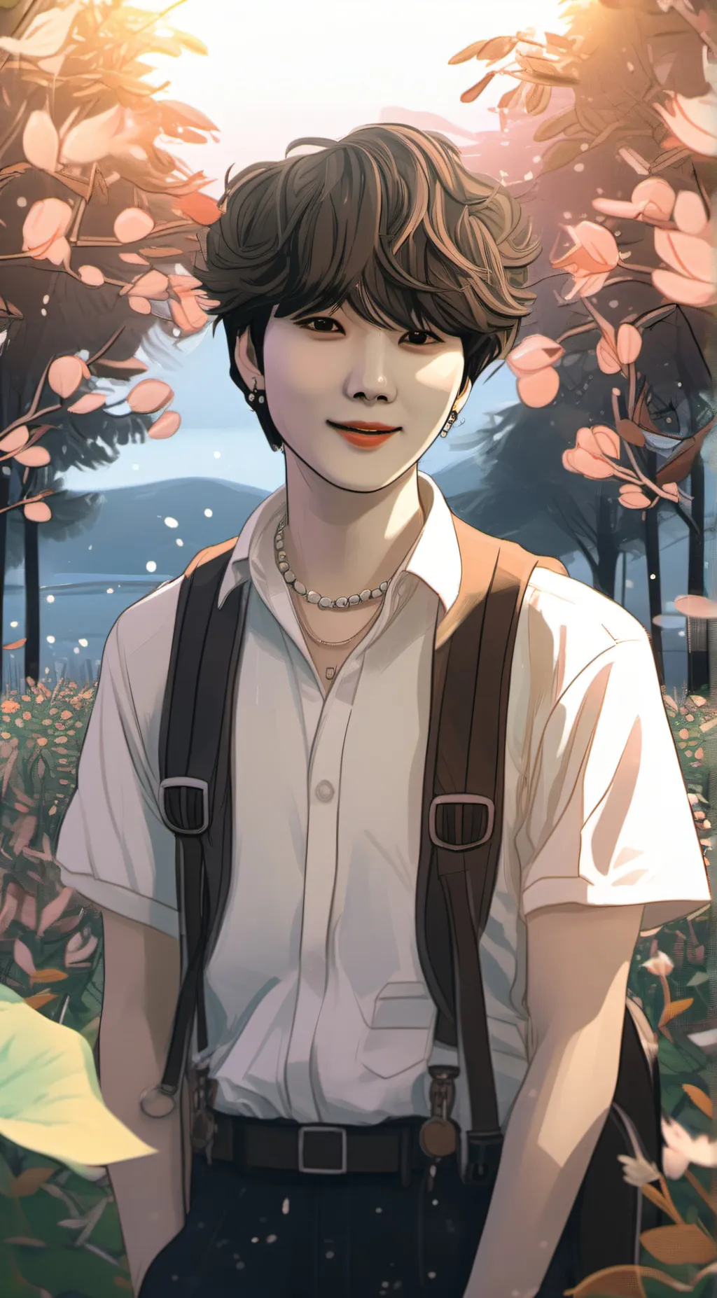 ai character: Min yoongi  background