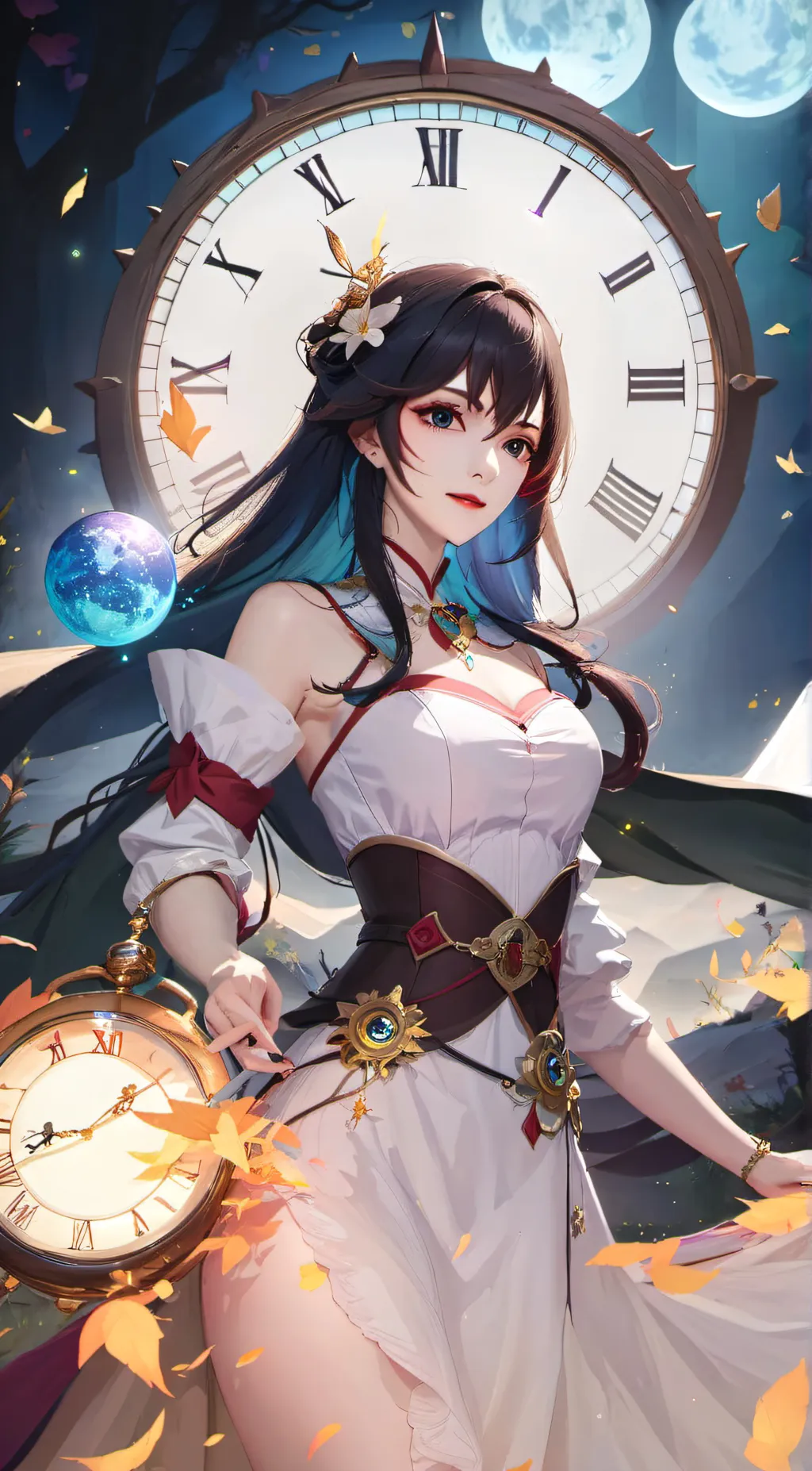 ai character: Sultress of Time  background