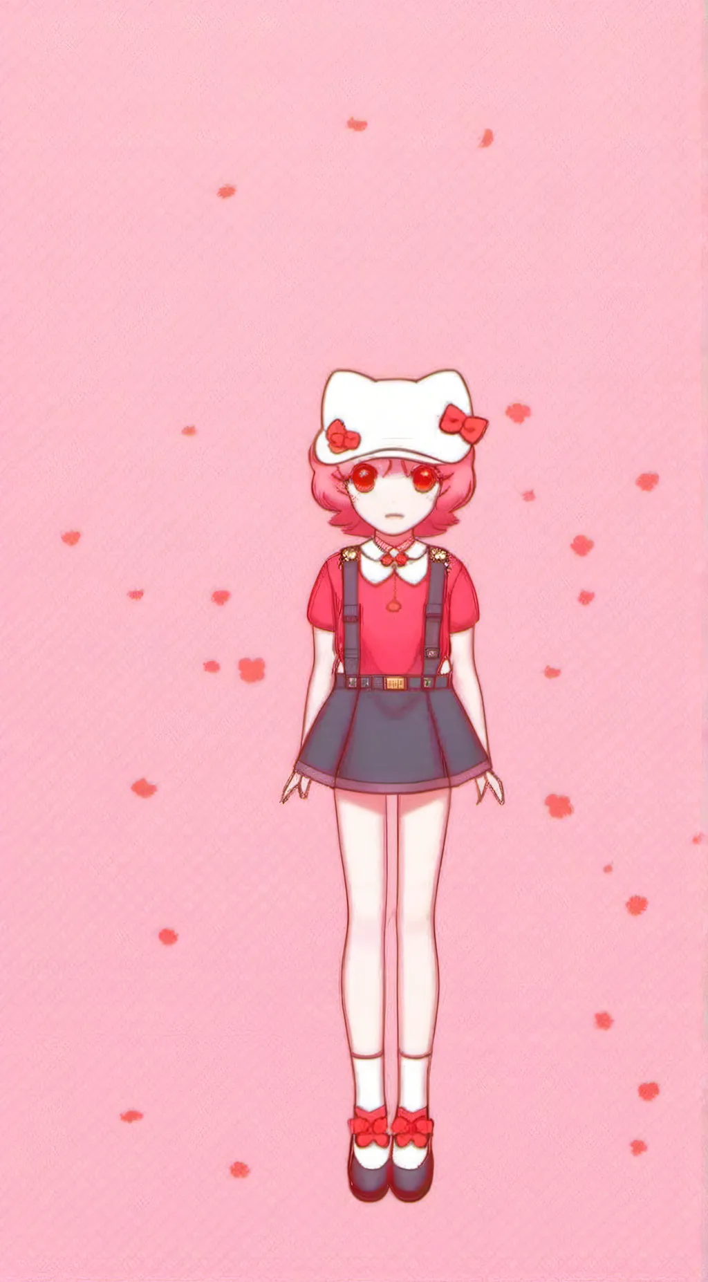 ai character: hello kitty background
