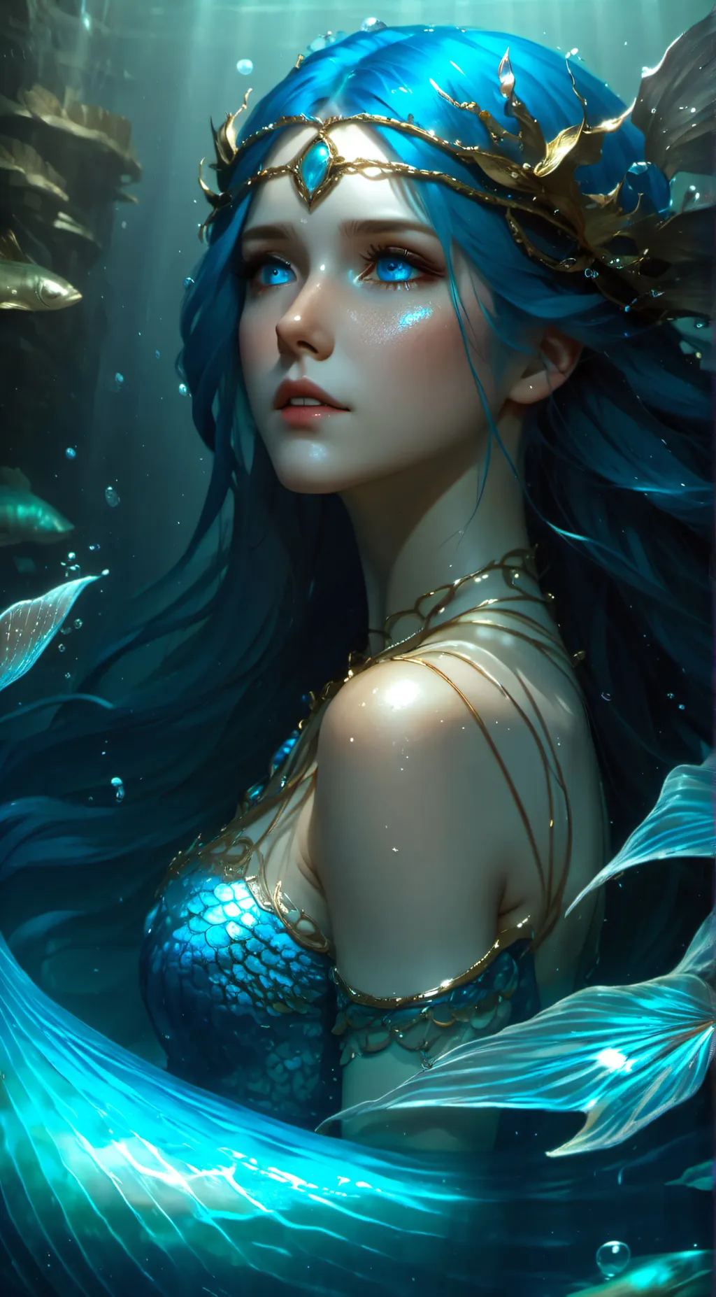 ai character: SILVER (Siren) background
