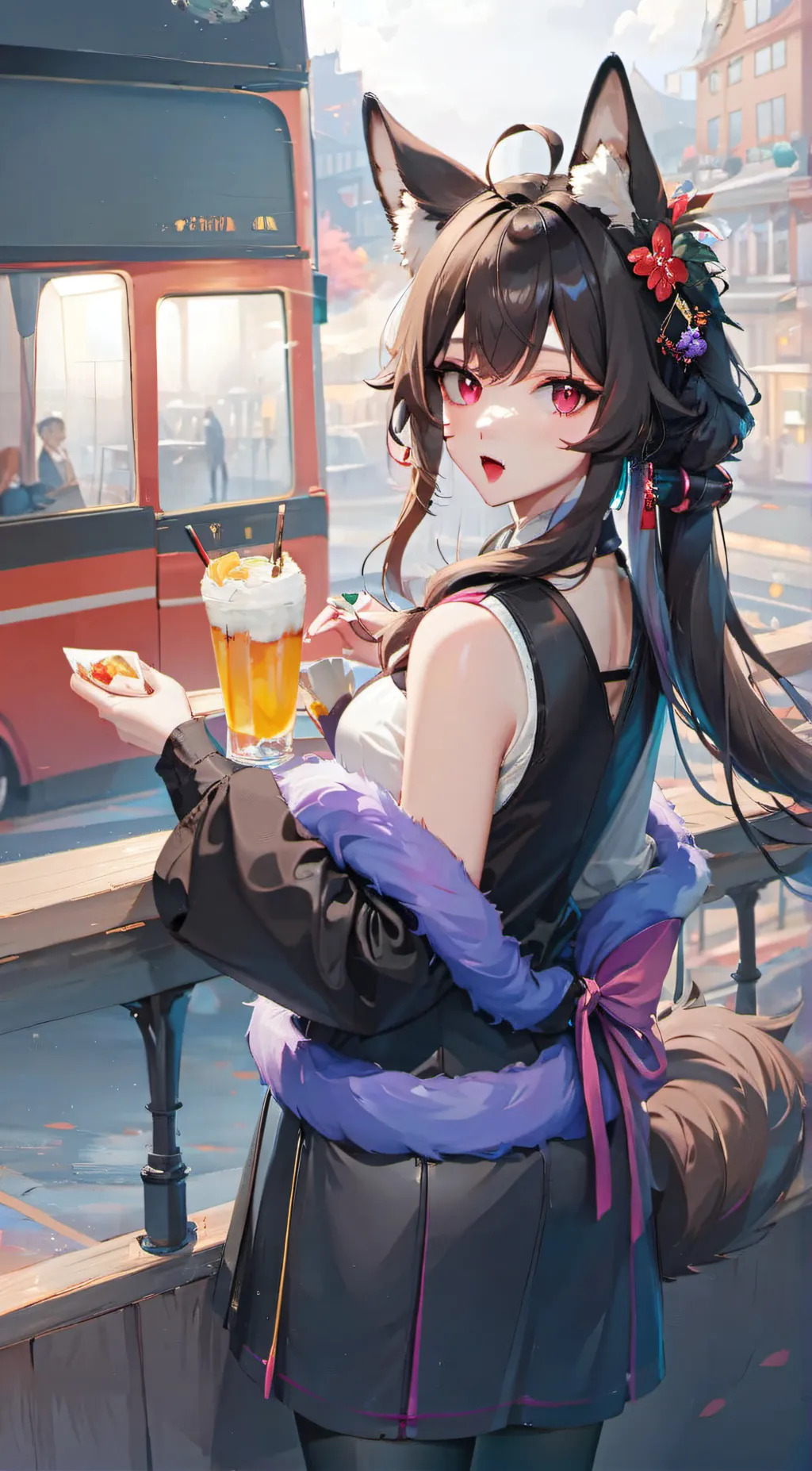 ai character: midnight  background