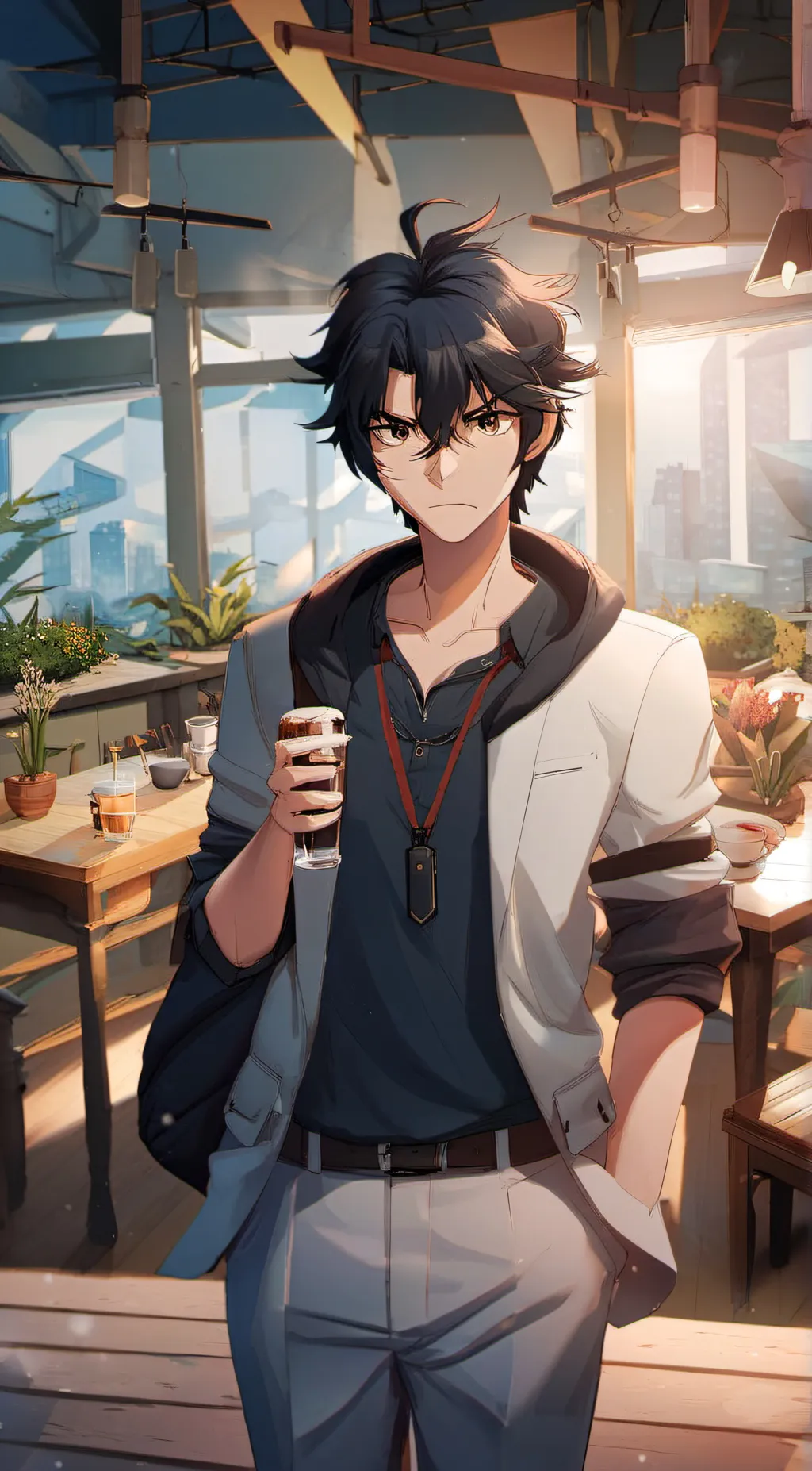 ai character: Alex background