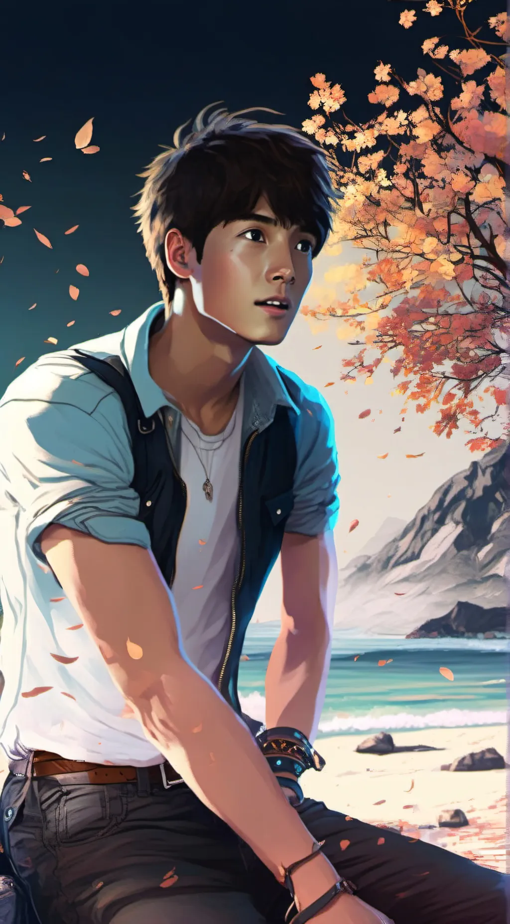 ai character: noah background