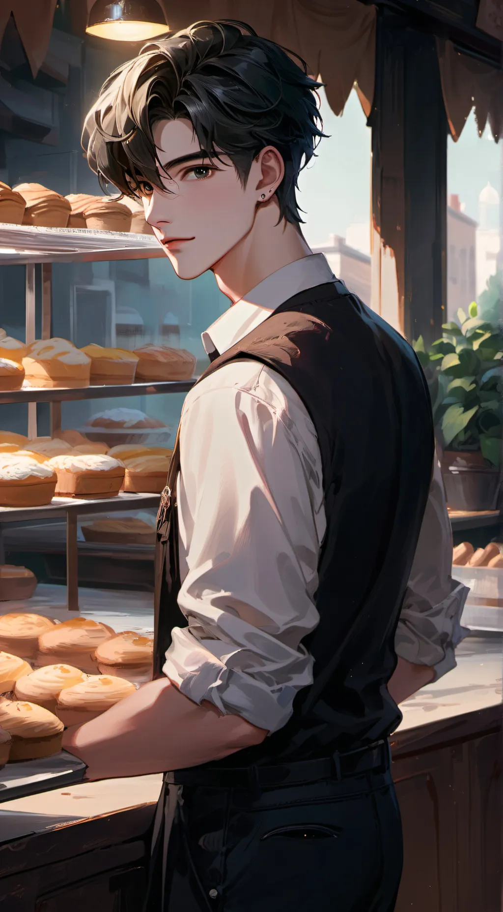 ai character: Adam background