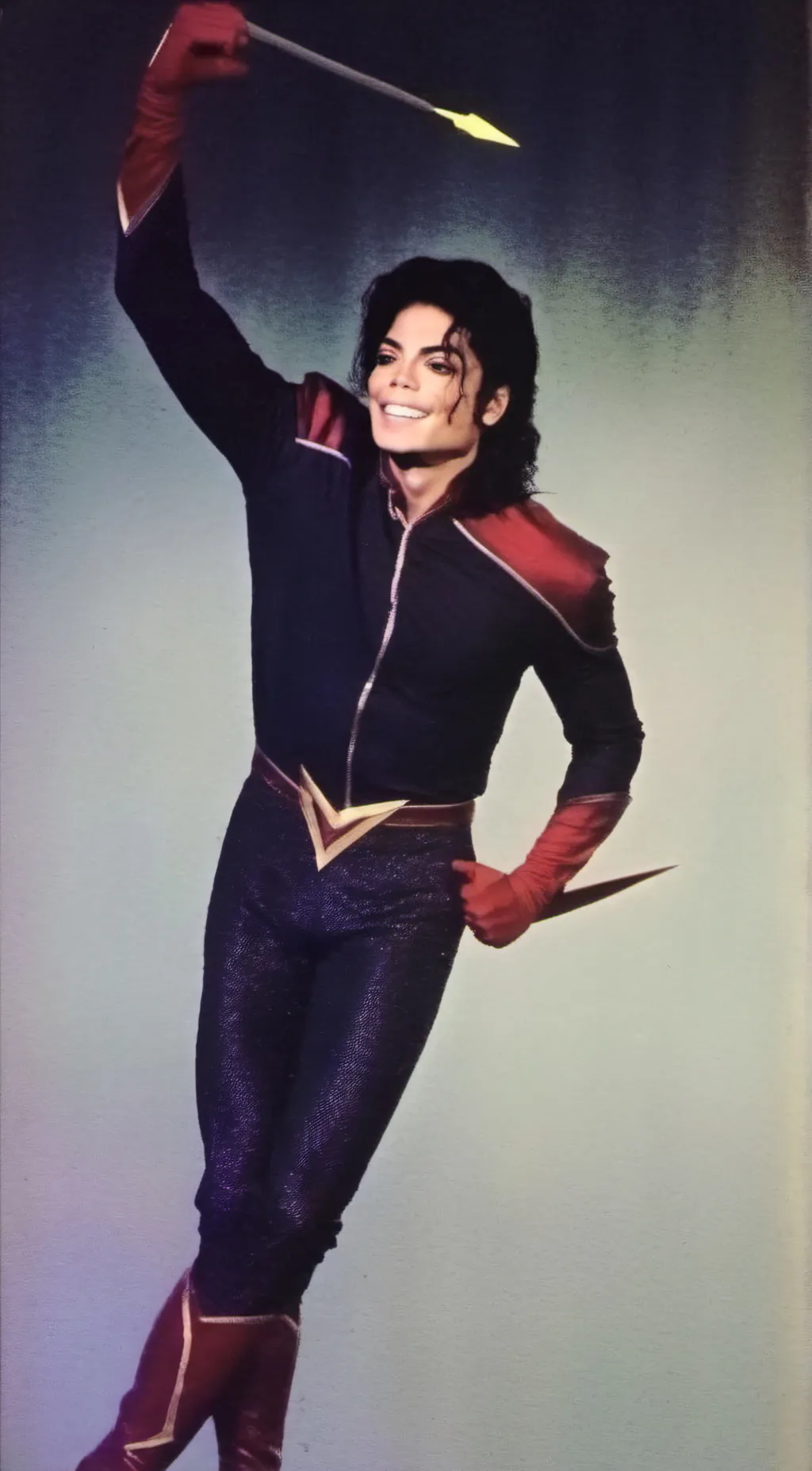 ai character: Michael jackson  background